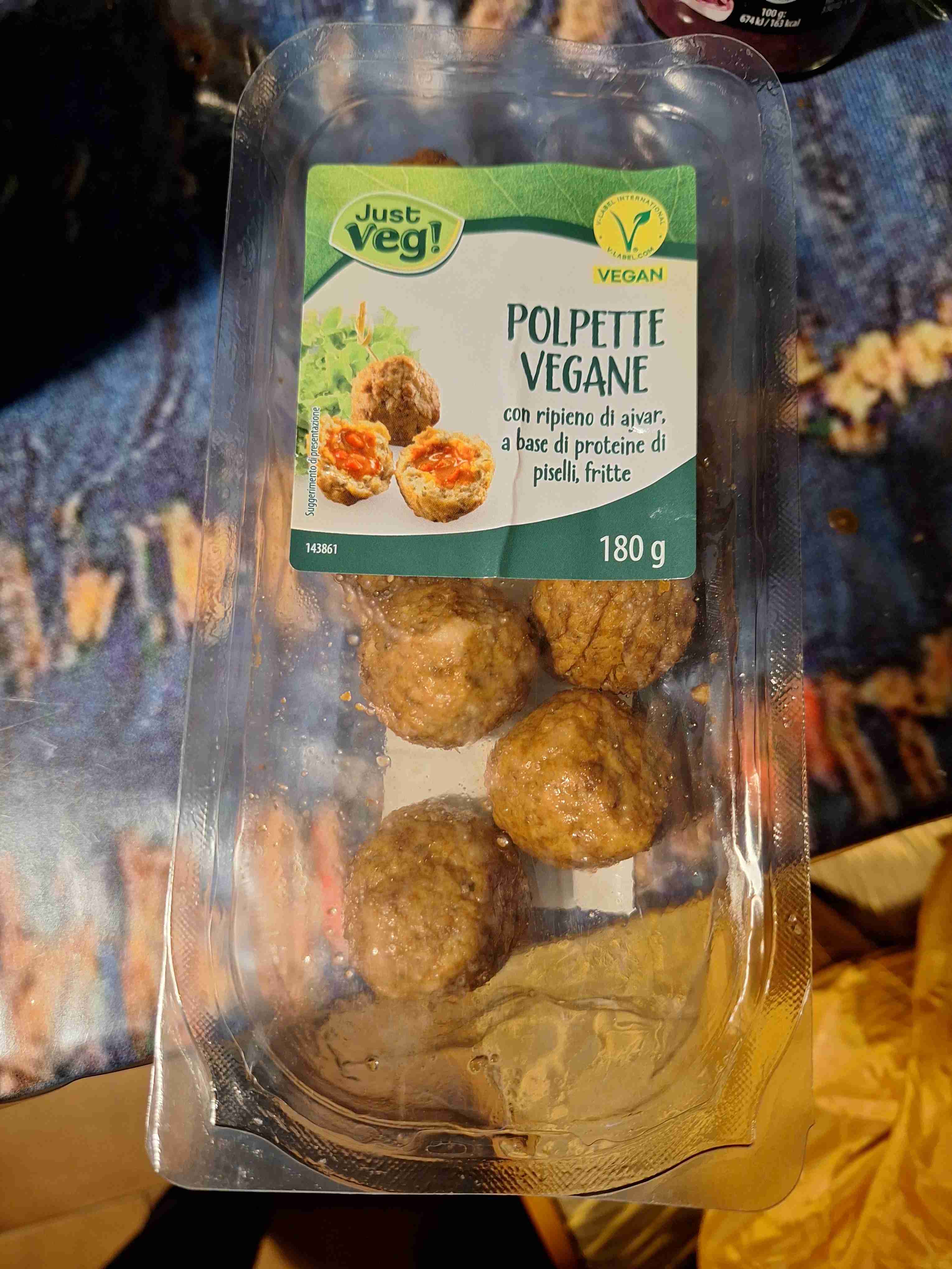 Polpette vegane, avjar