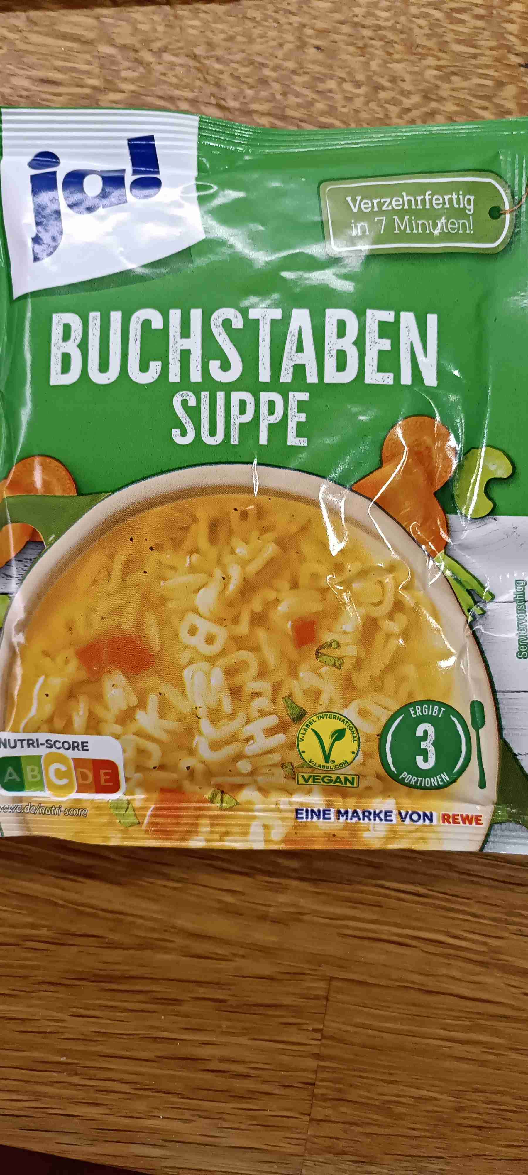 Buchstaben Suppe
