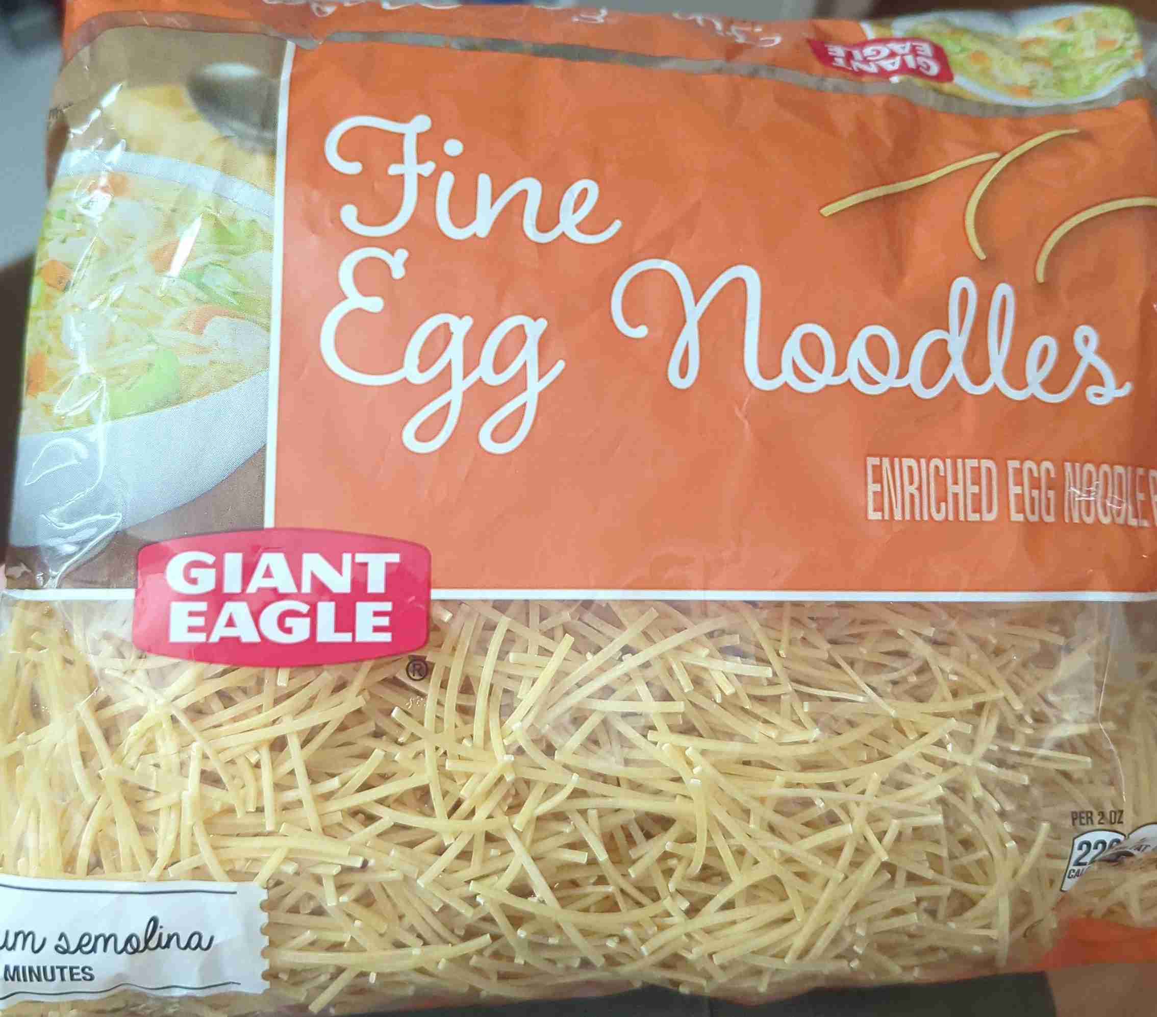 Fine Egg Noodes