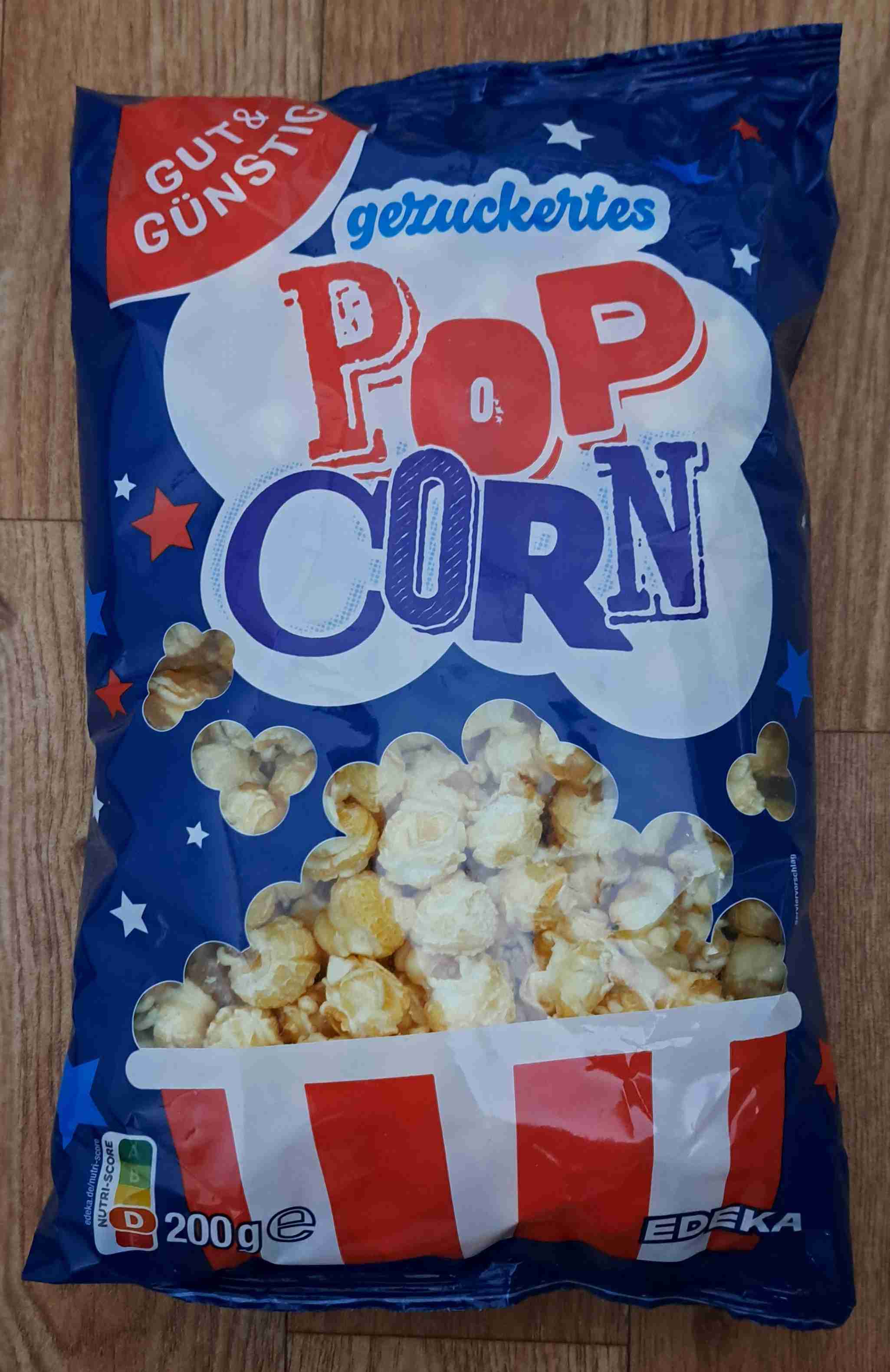 Gezuckertes Popcorn