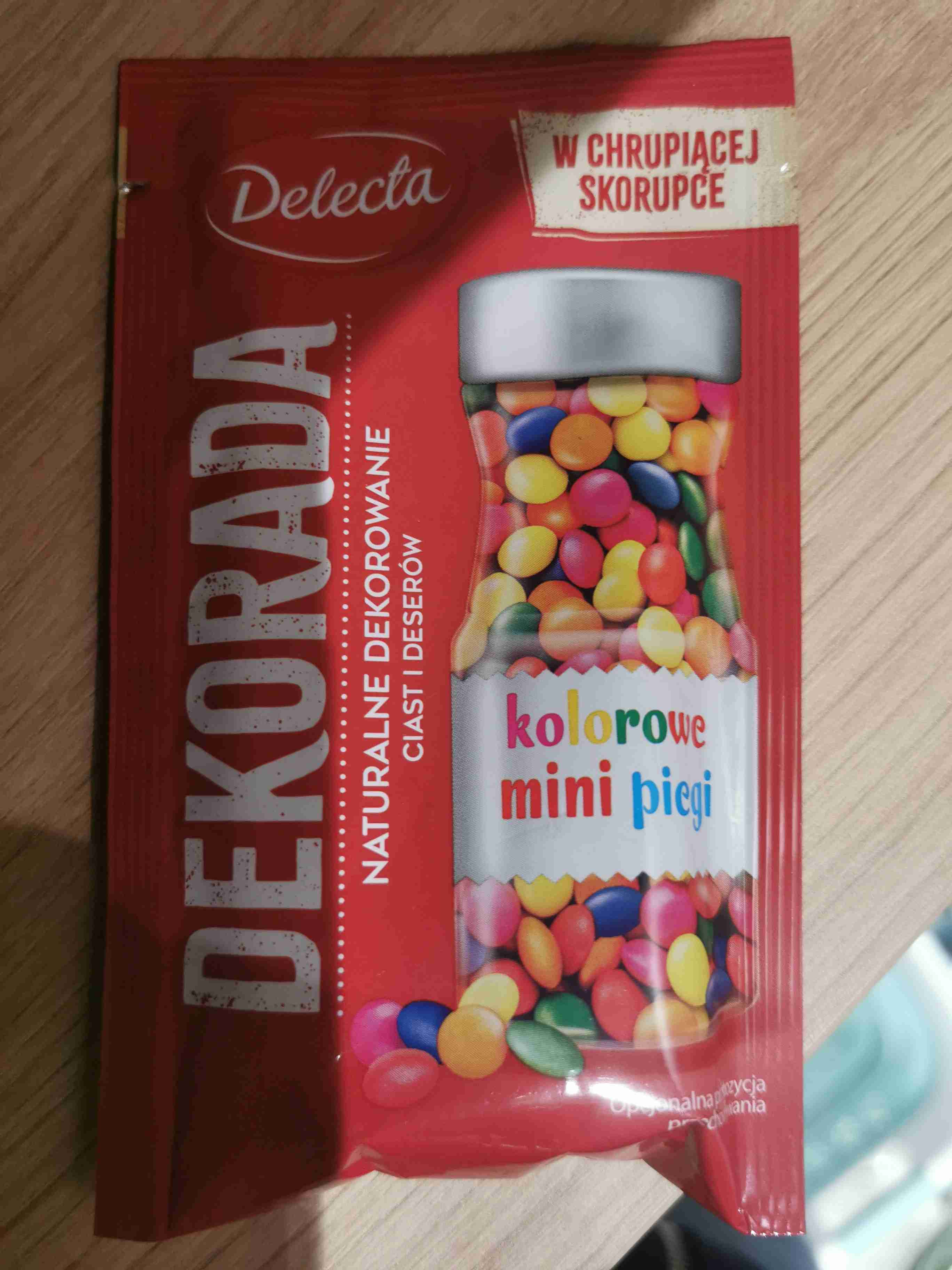 Kolorowe mini piegi 