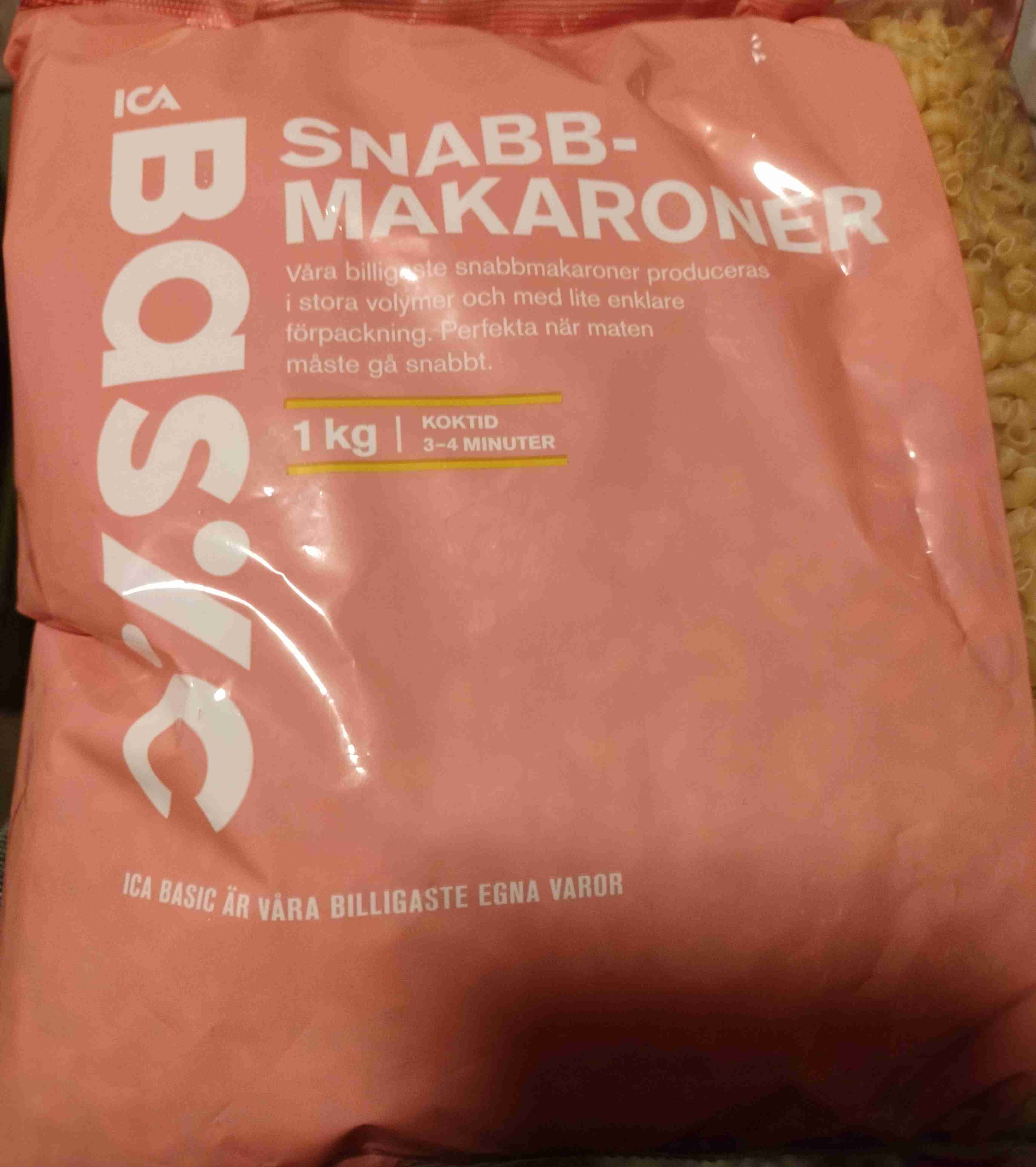 Snabb makaroner 