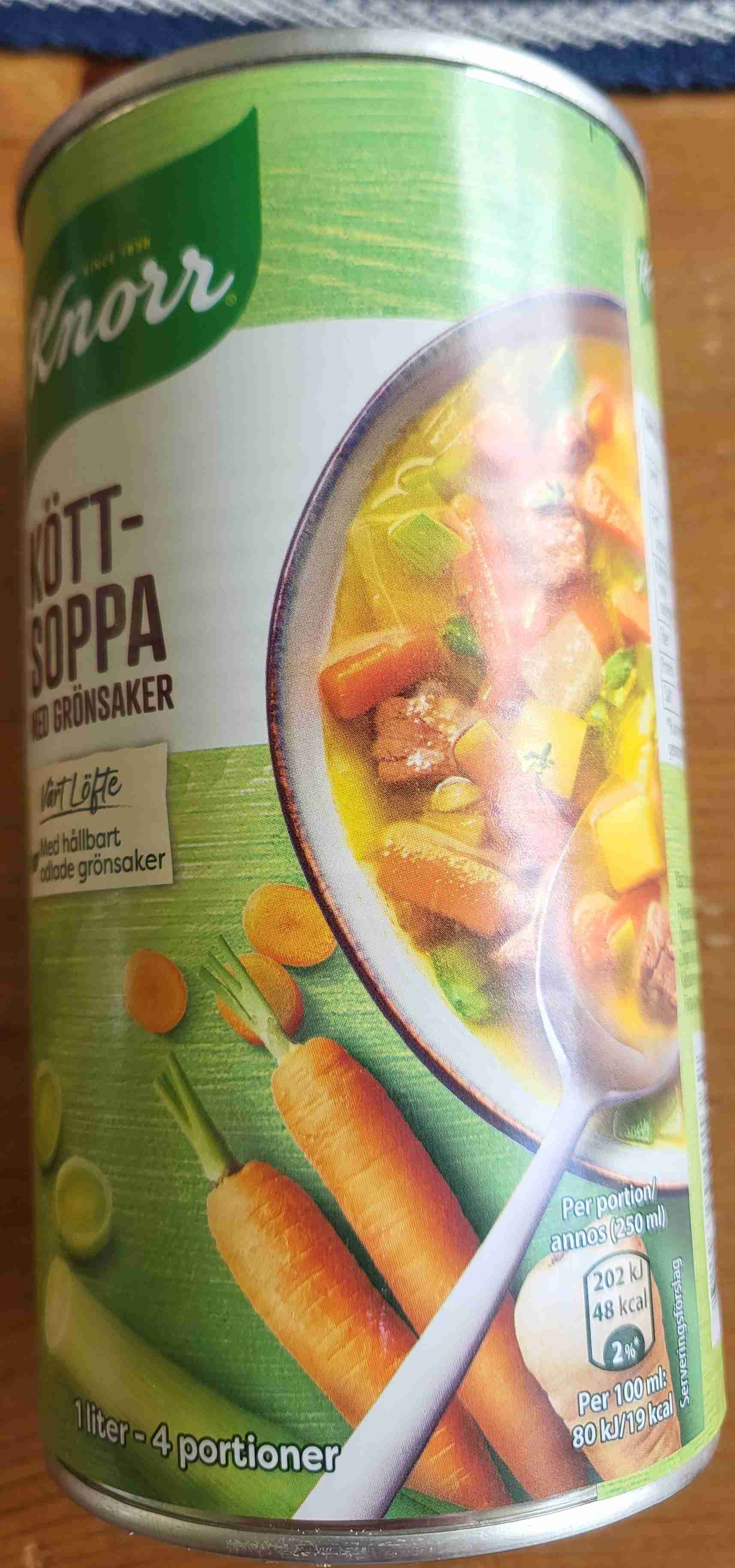 Köttsoppa med grönsaker 