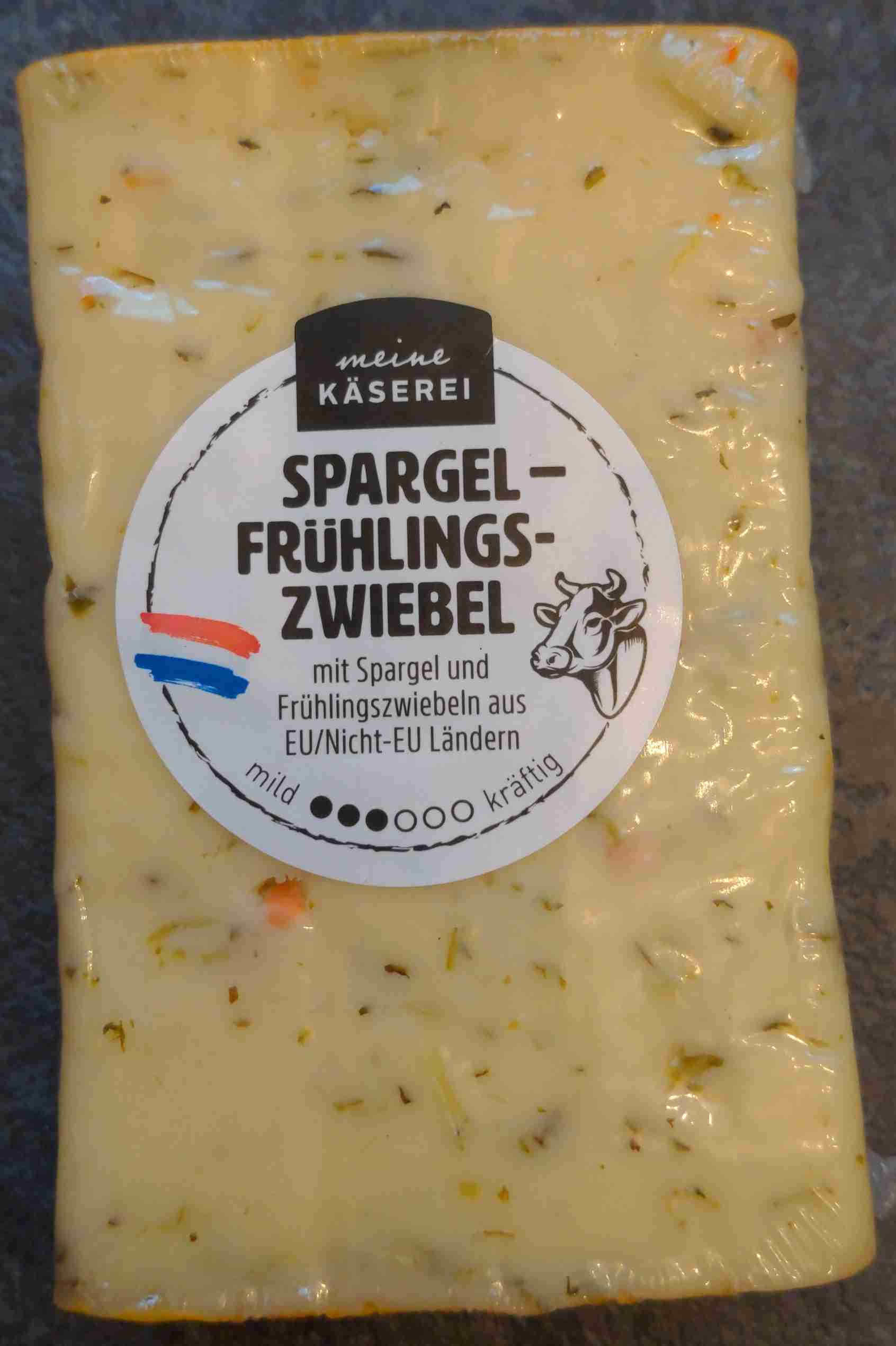 Spargel Frühlingszwiebel Käse 