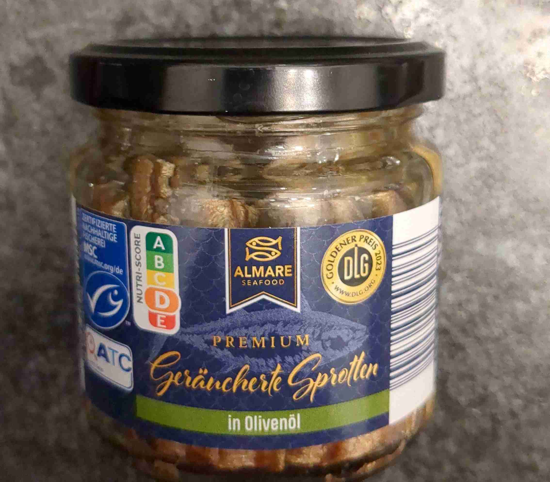 Geräucherte Sprotten in Olivenöl 