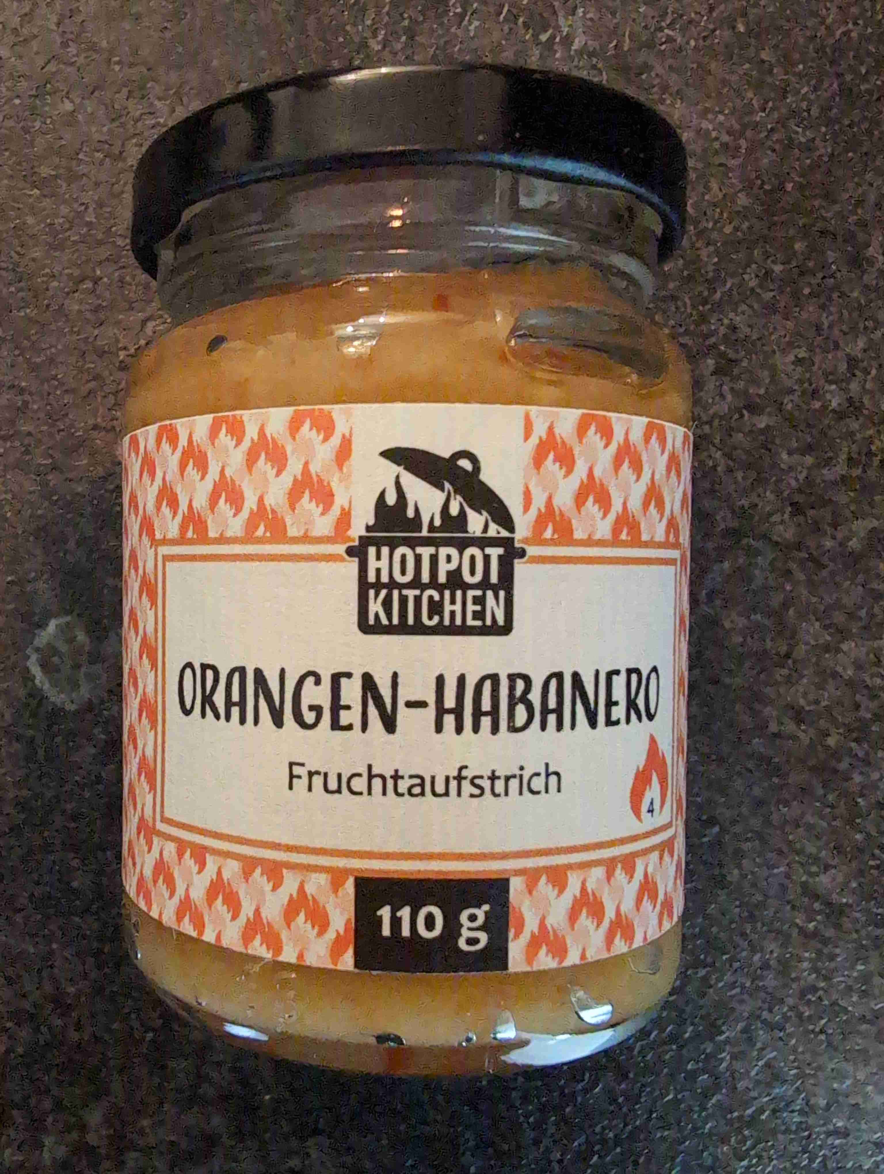 Orangen-Habanero Fruchtaufstrich 