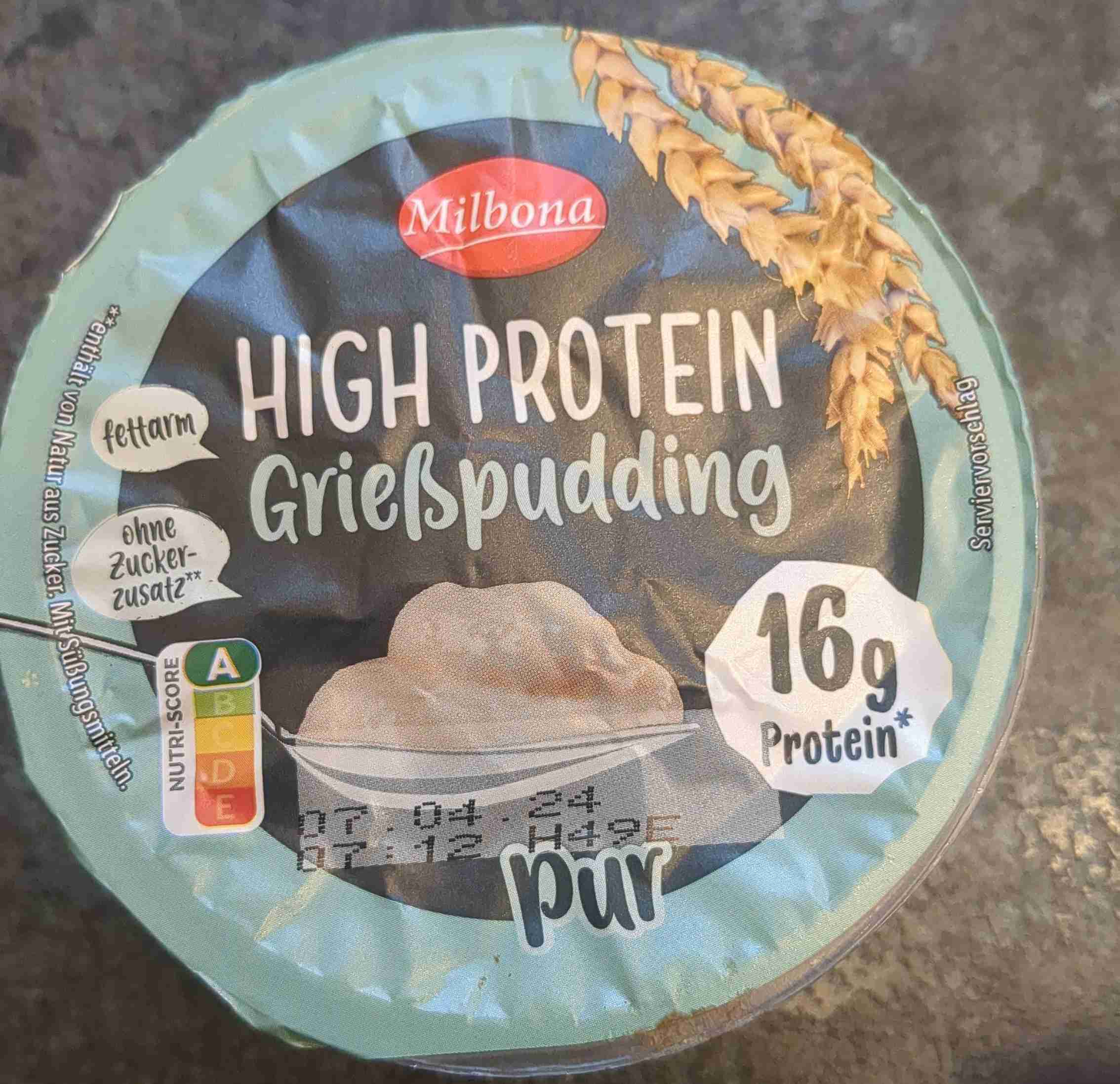 High Protein Griespudding