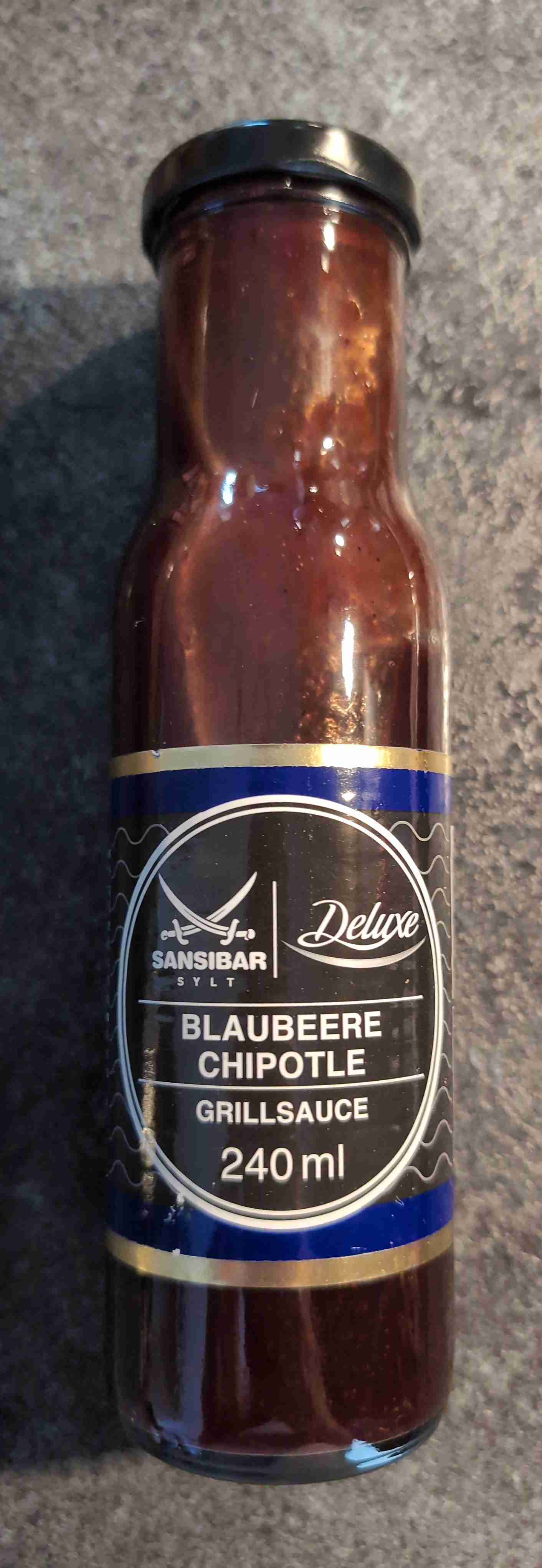 Blaubeere Chipotle Grillsauce