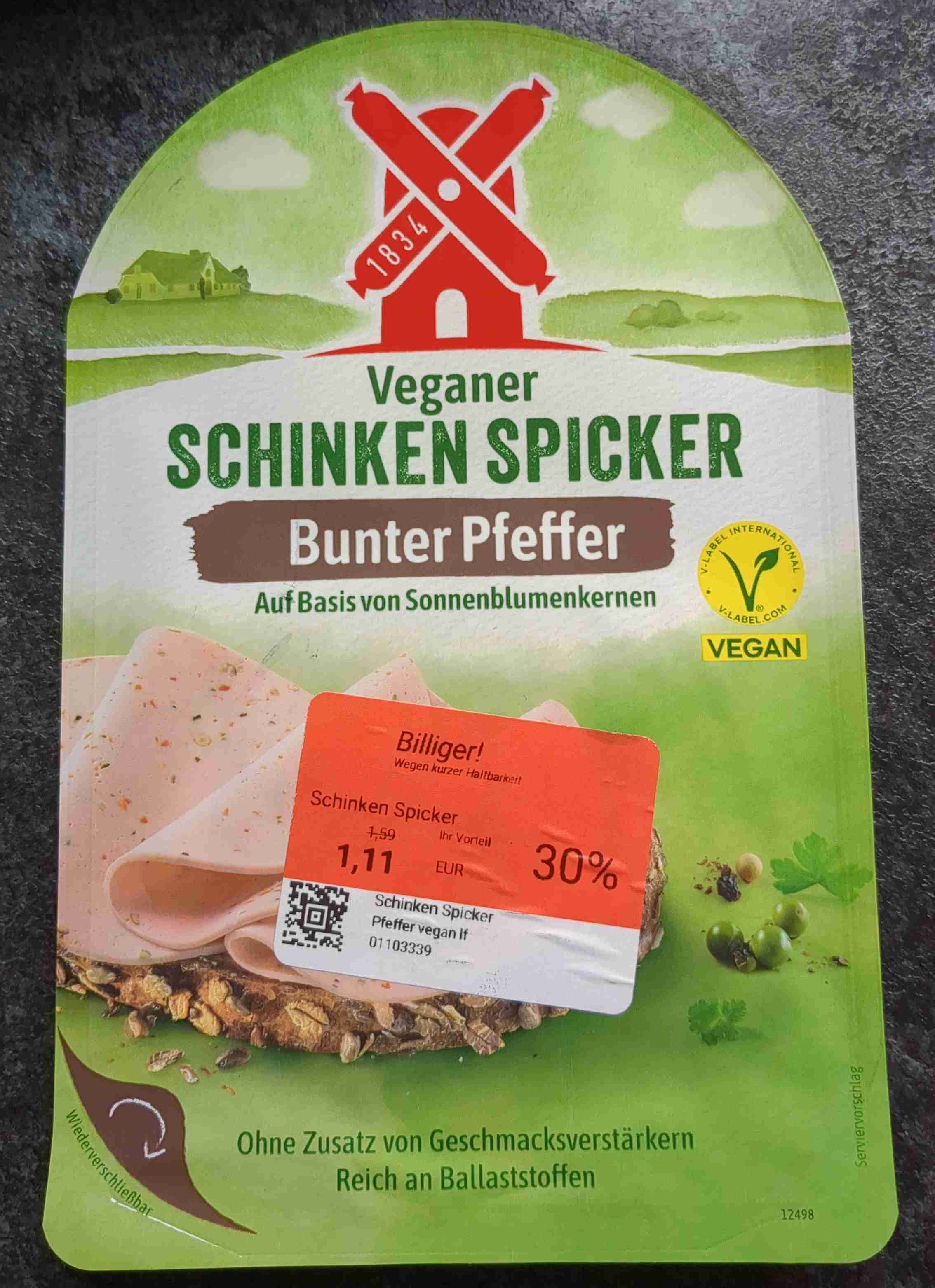 Schinken Spicker vegan 
