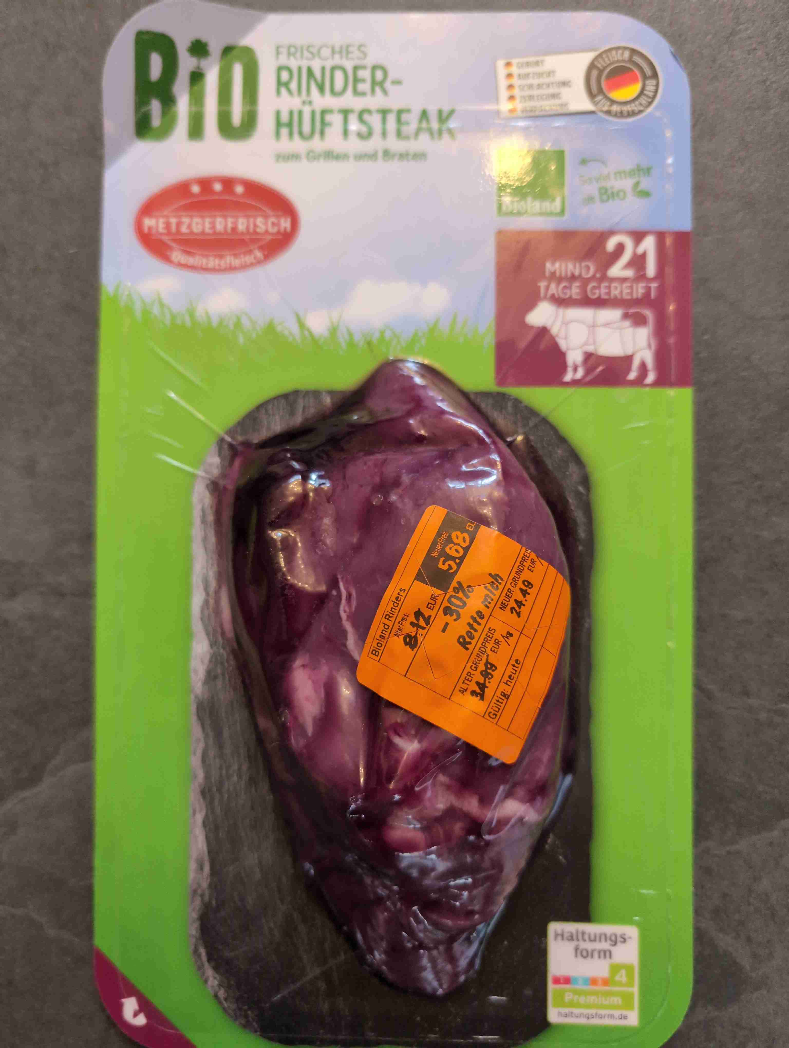 Rinder Hüftsteak