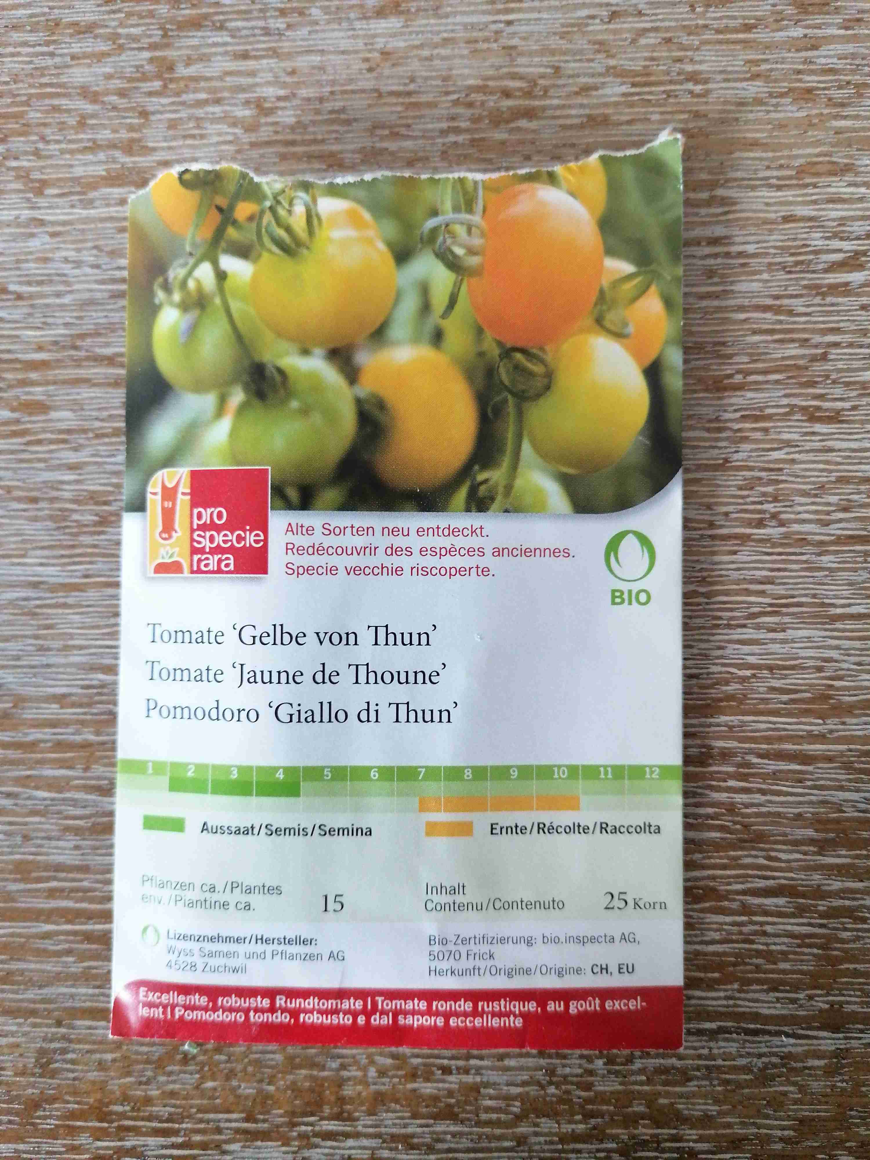 Tomate Gelbe von Thun