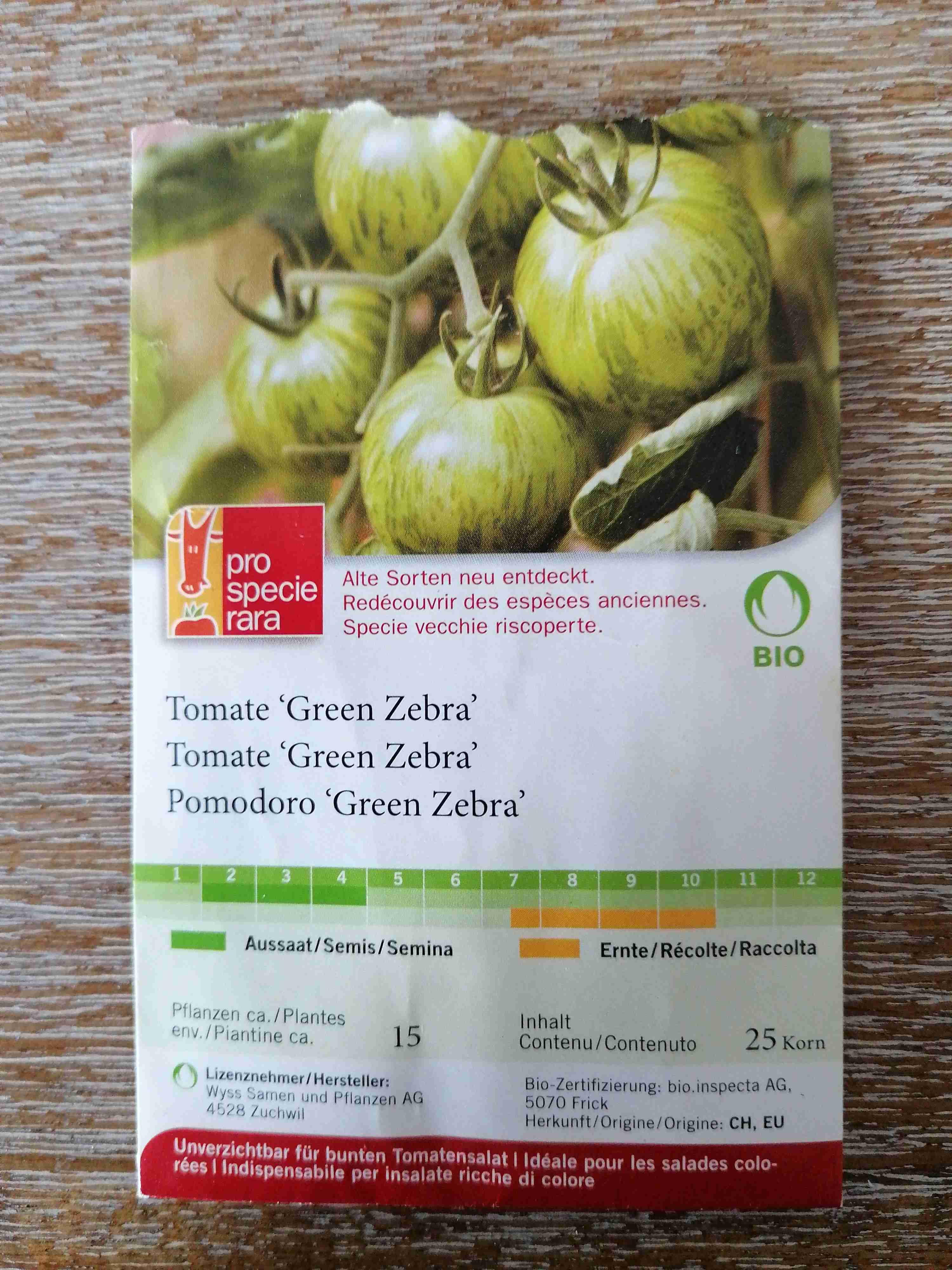 Tomate Green Zebra
