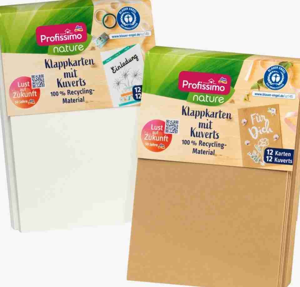 Klappkarten mit Kuverts