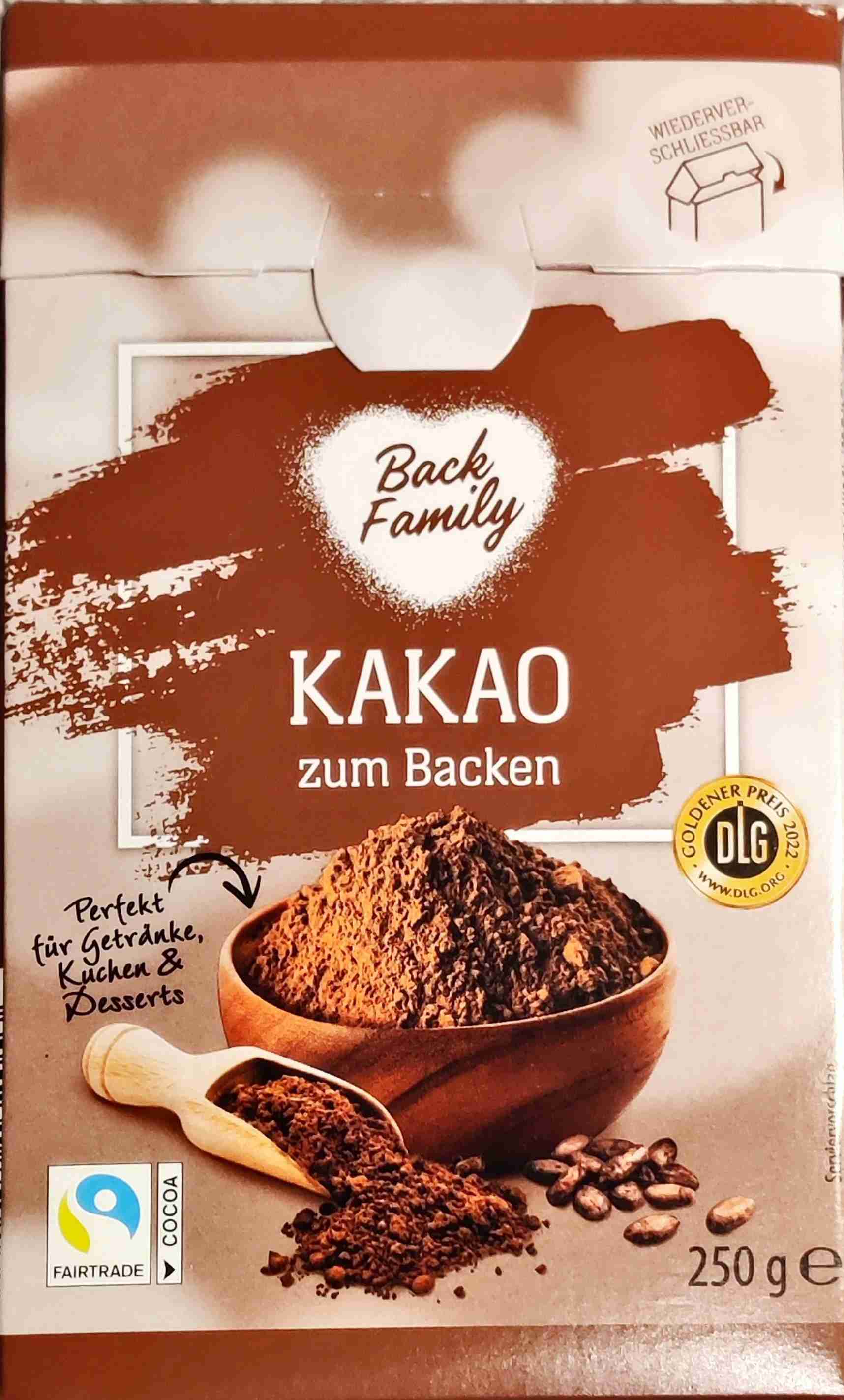 Kakao zum Backen