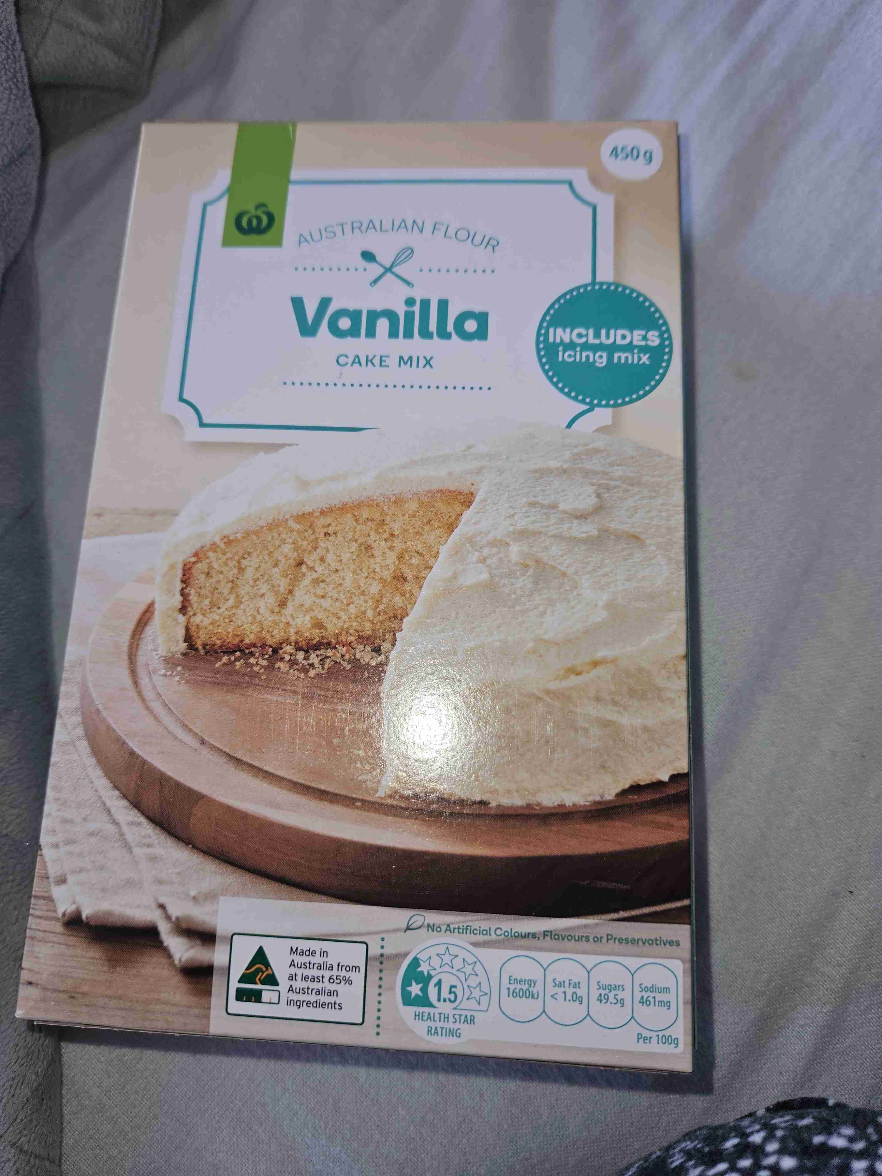 Vanilla cake mix