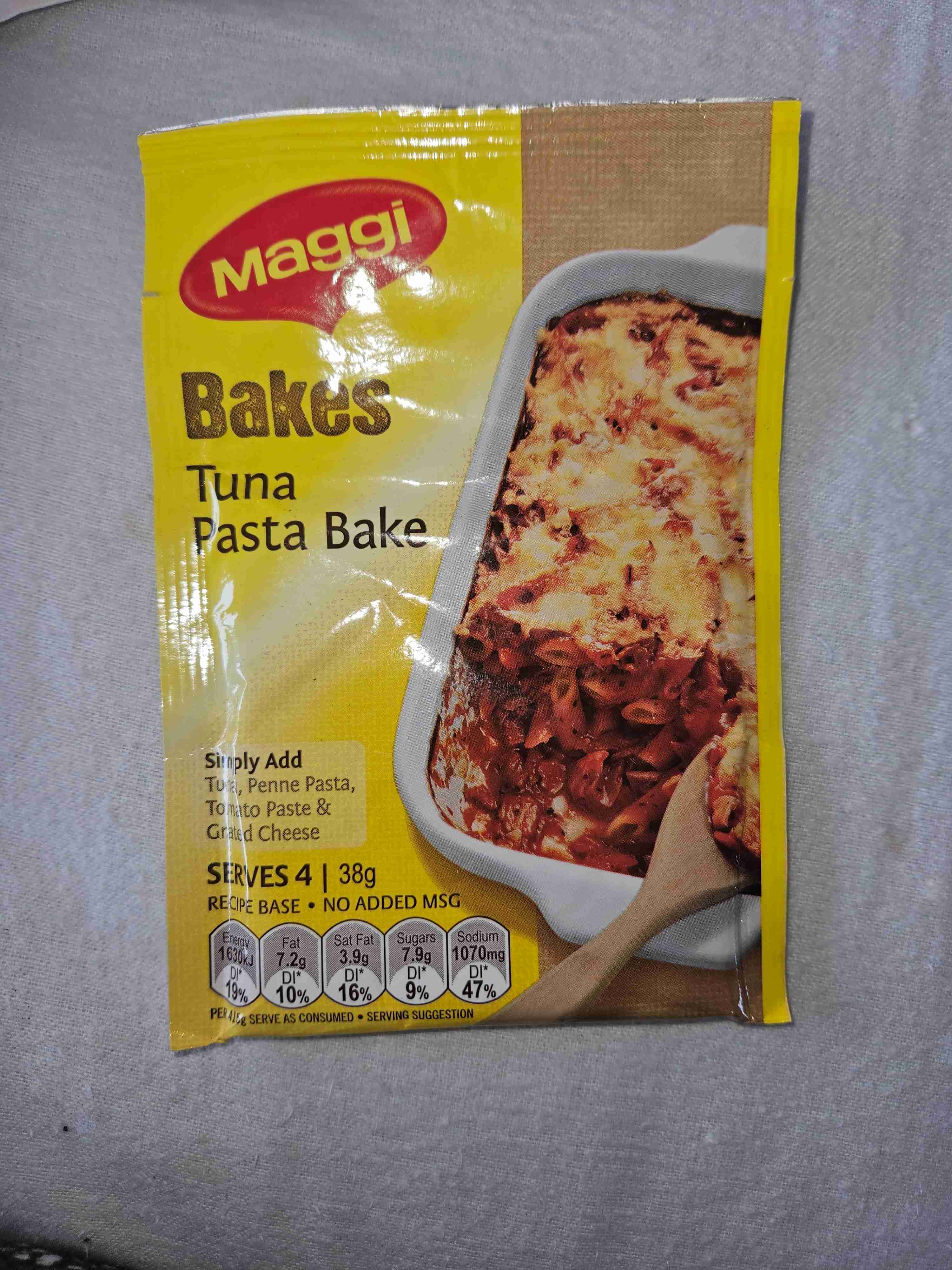 Tuna pasta bake