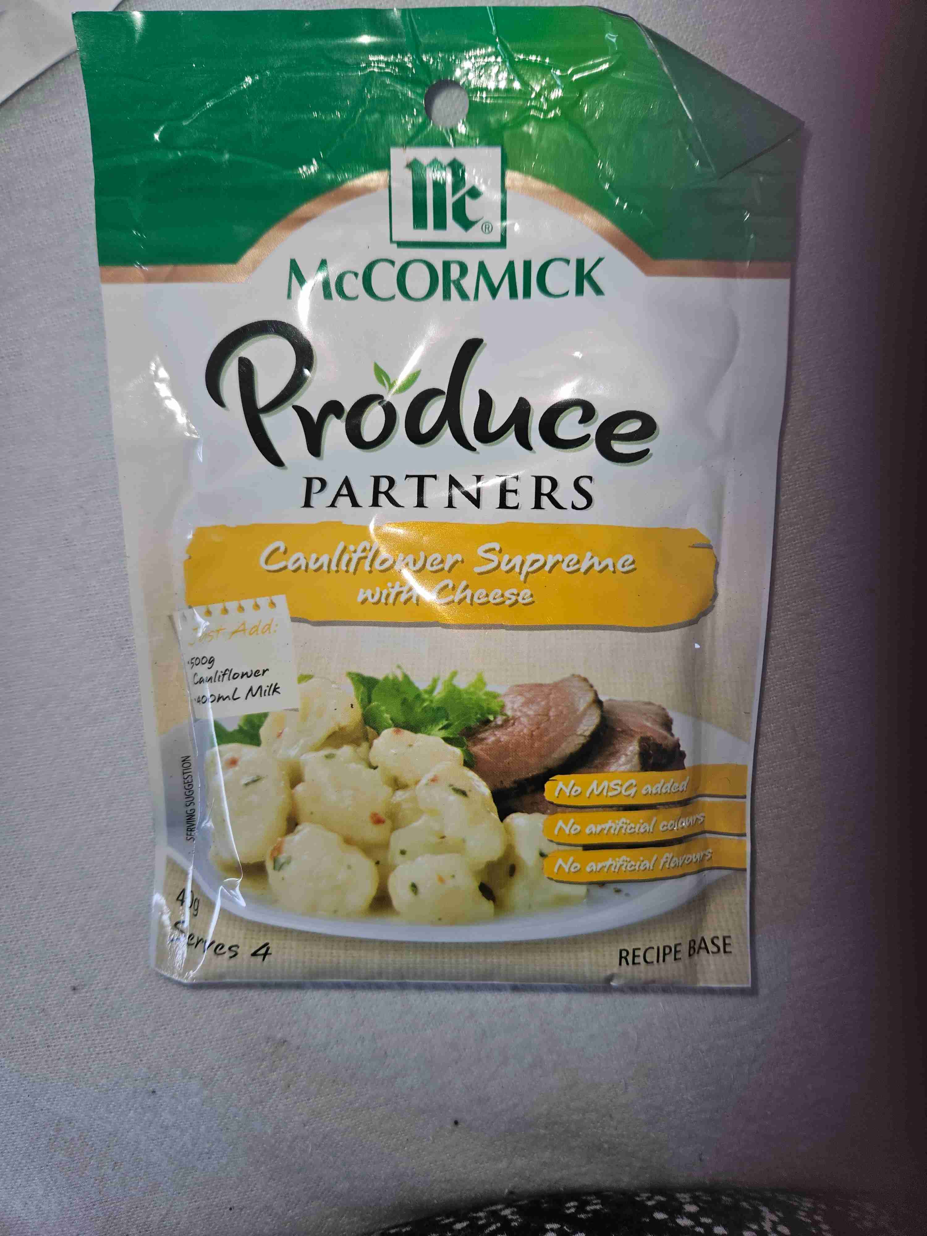 Cauliflower supreme