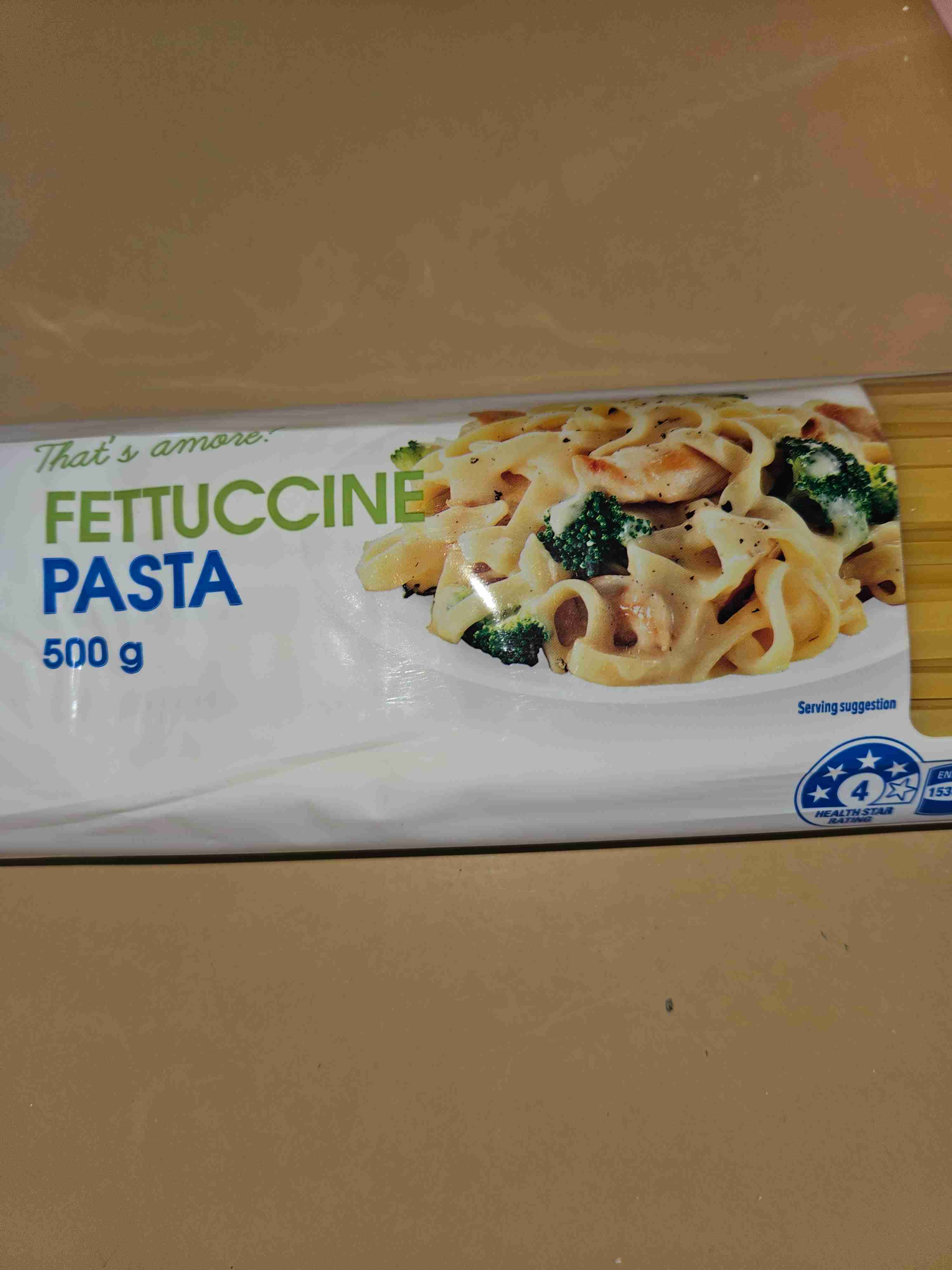 Fettuccine pasta