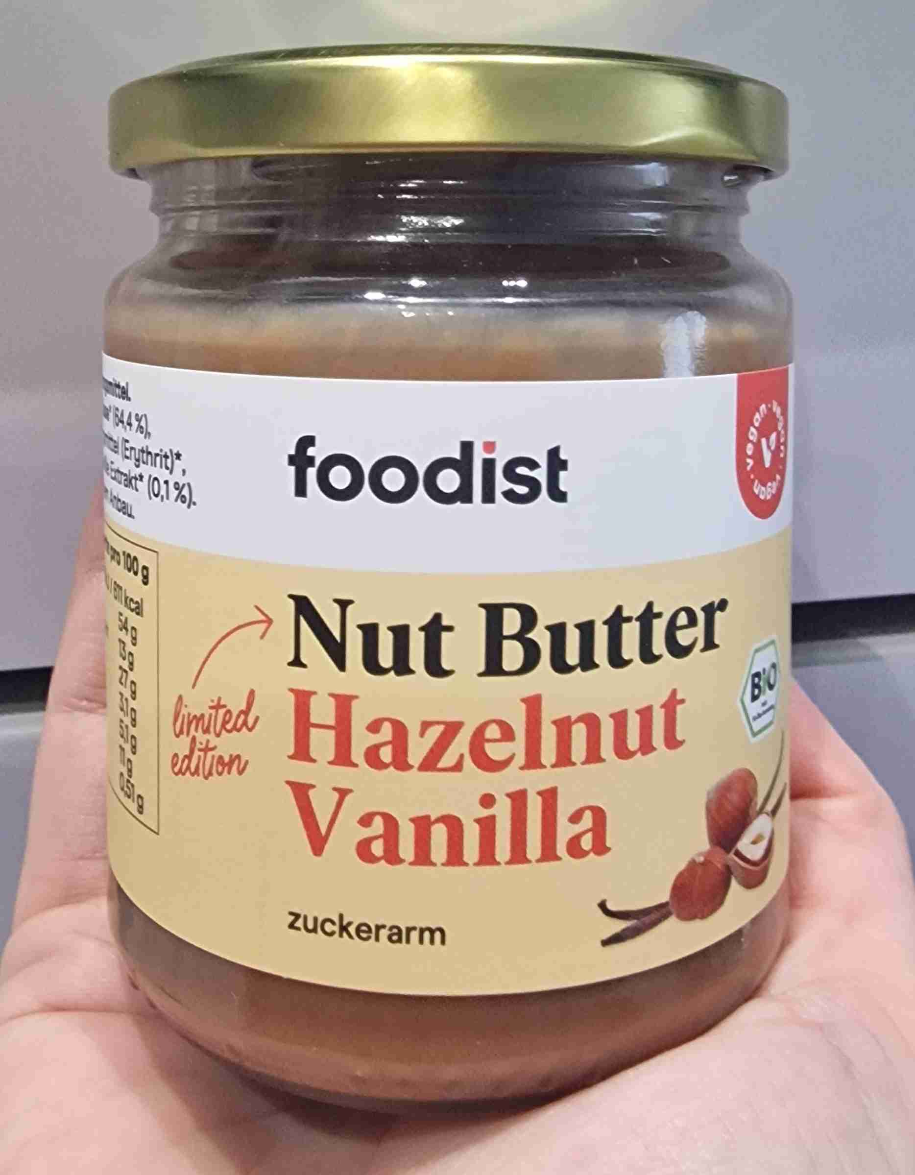 Hazelnut Butter Vanilla