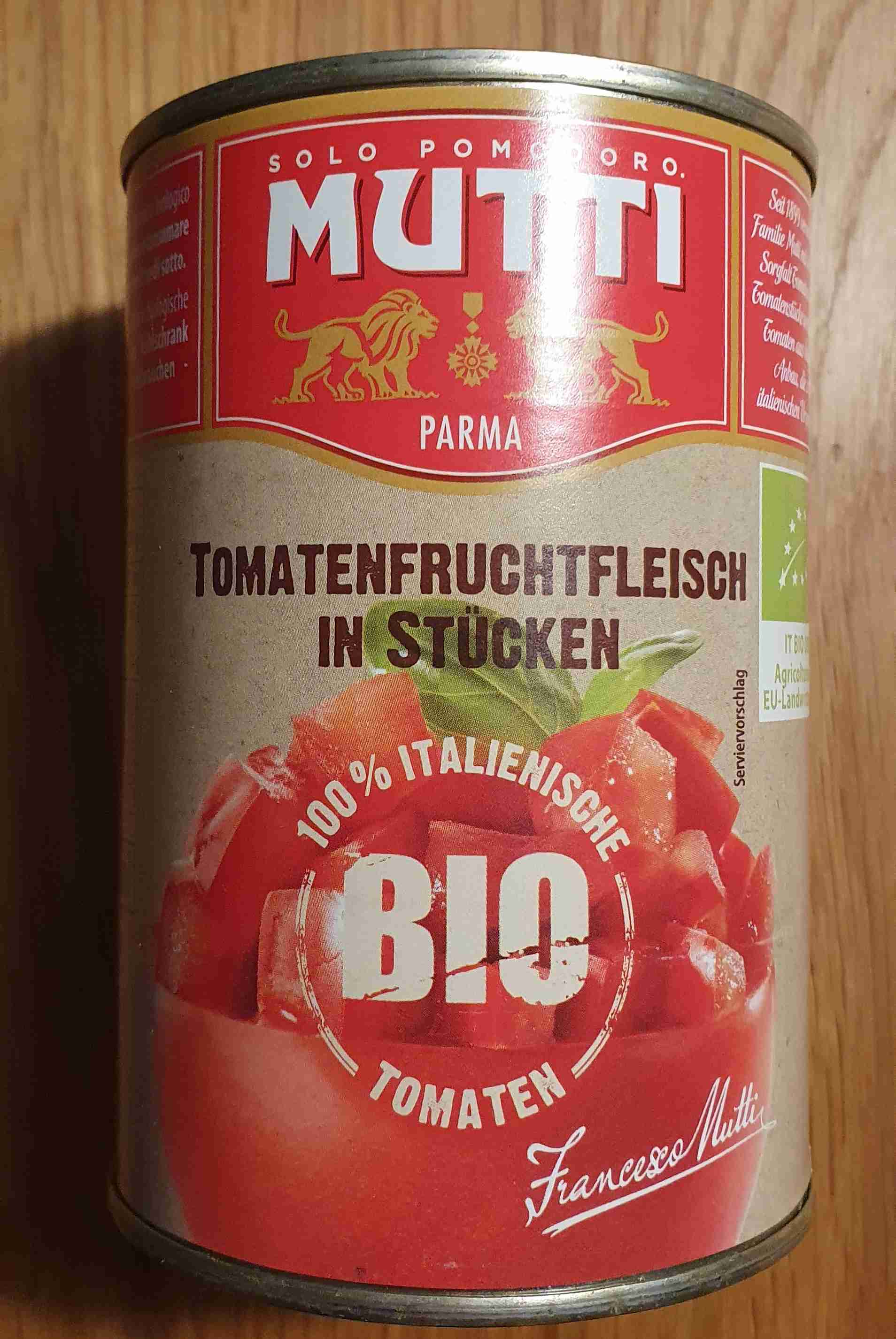 Tomatenfruchtfleisch in Stücken