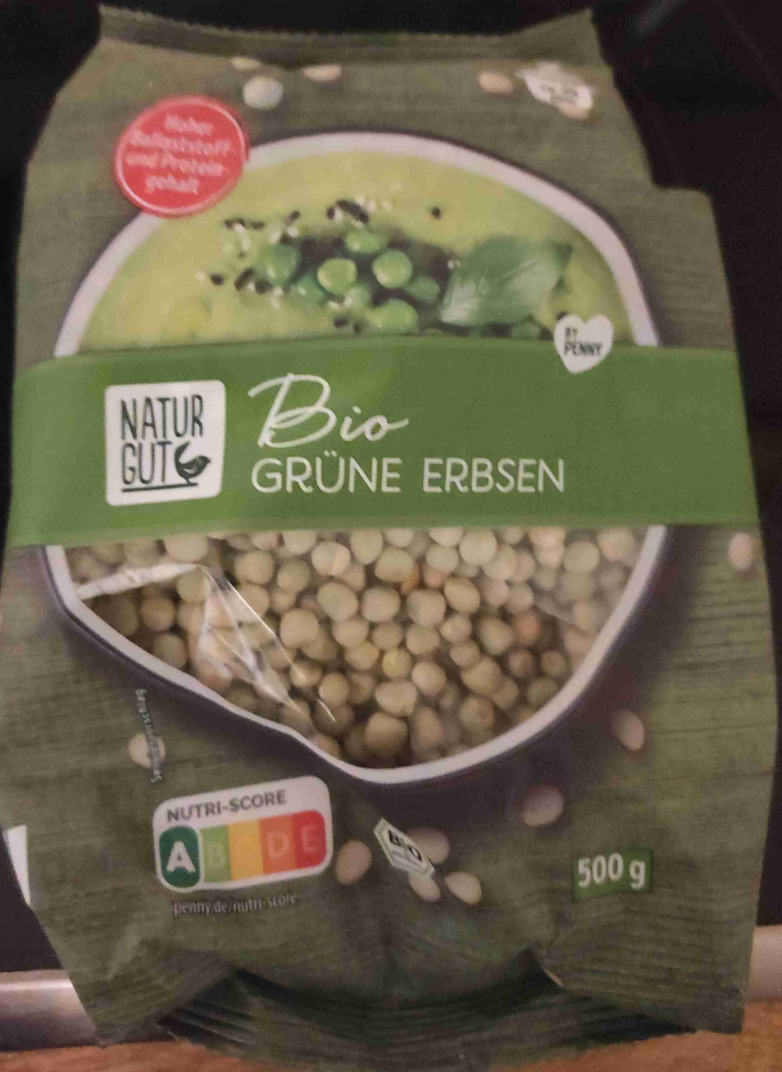 Grüne Erbsen 