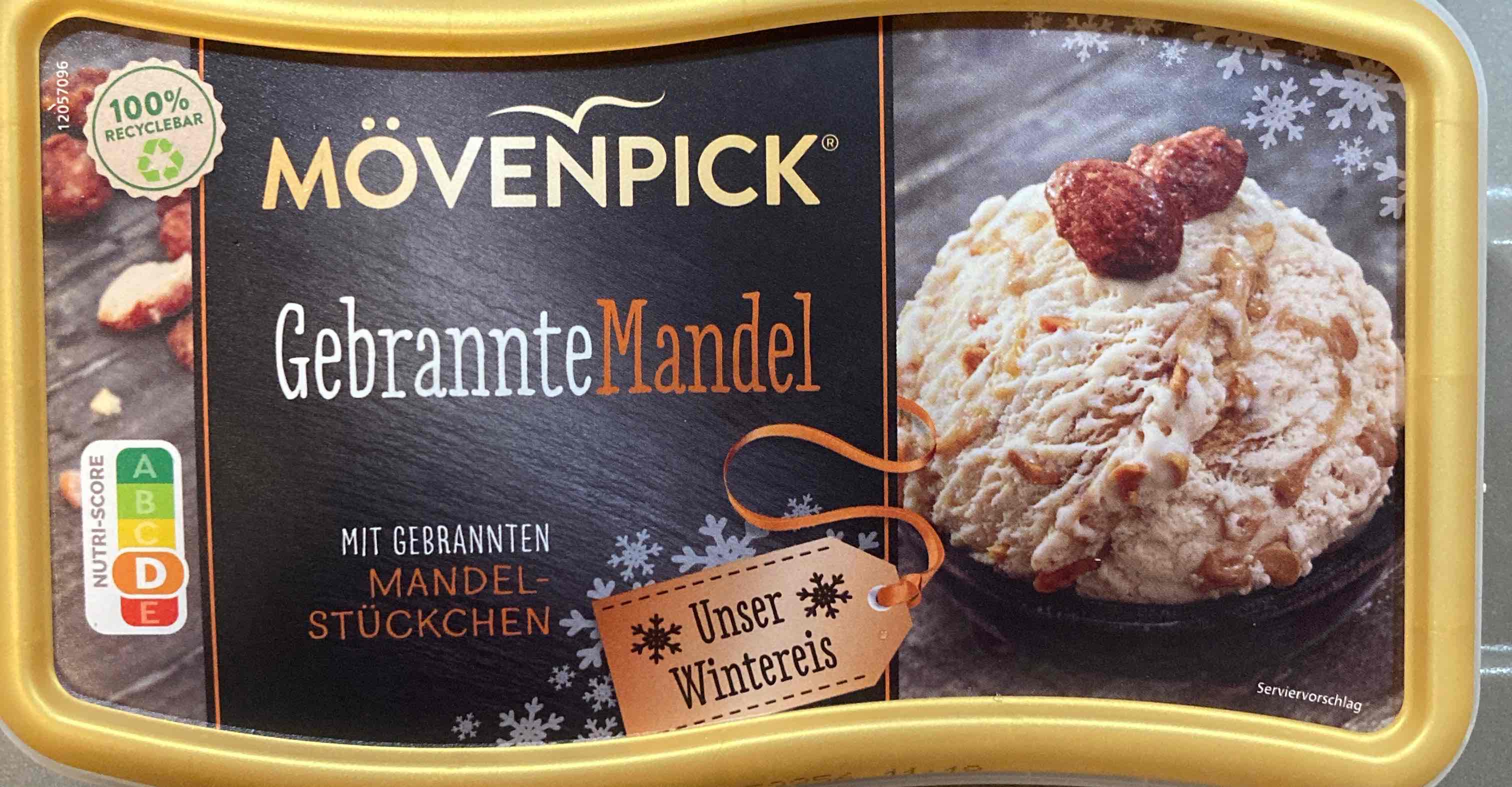 Eis "Gebrannte Mandeln"