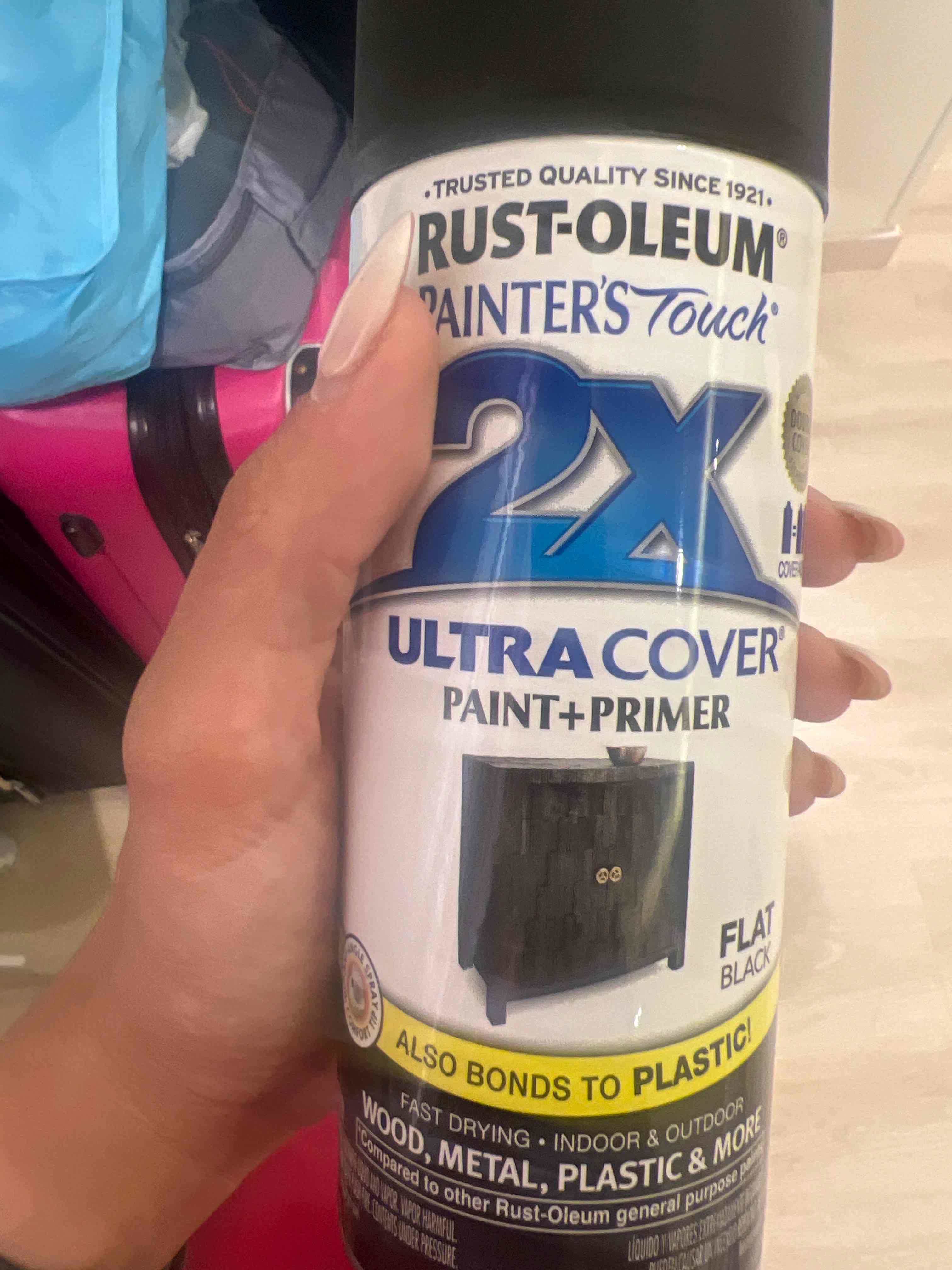Black spray paint 