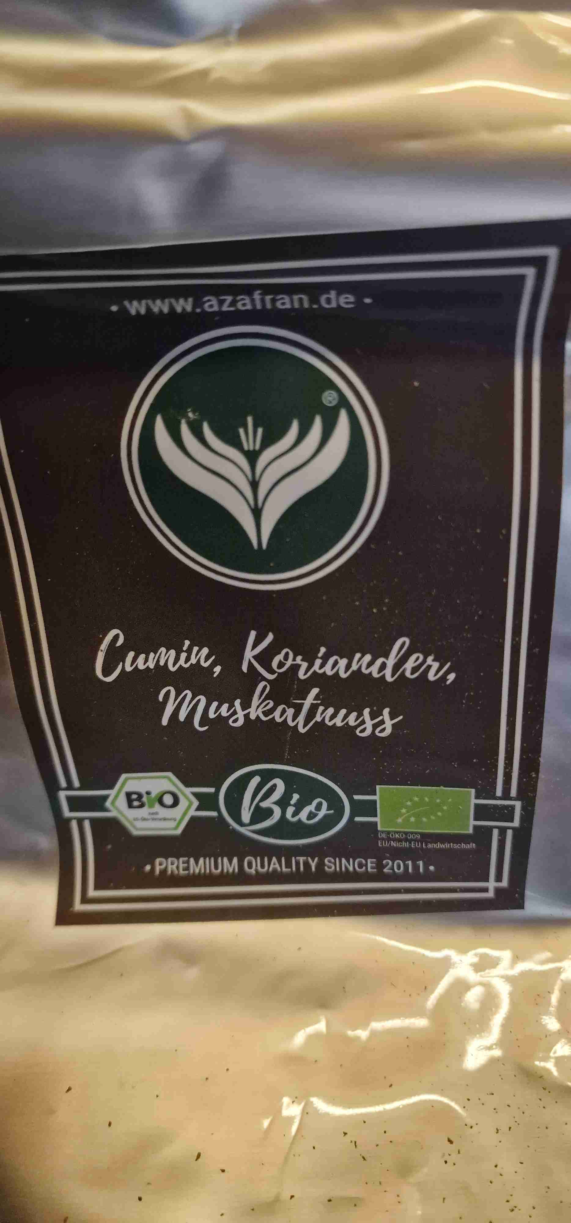 Cumin,Koriander, Muskatnuss Mischung