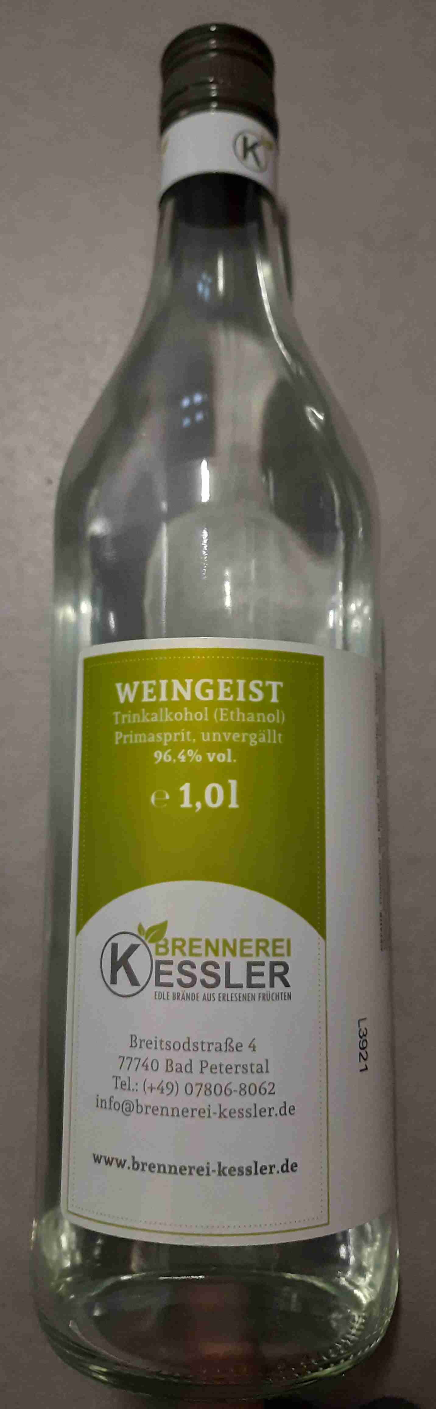 Weingeist Trinkalkohol