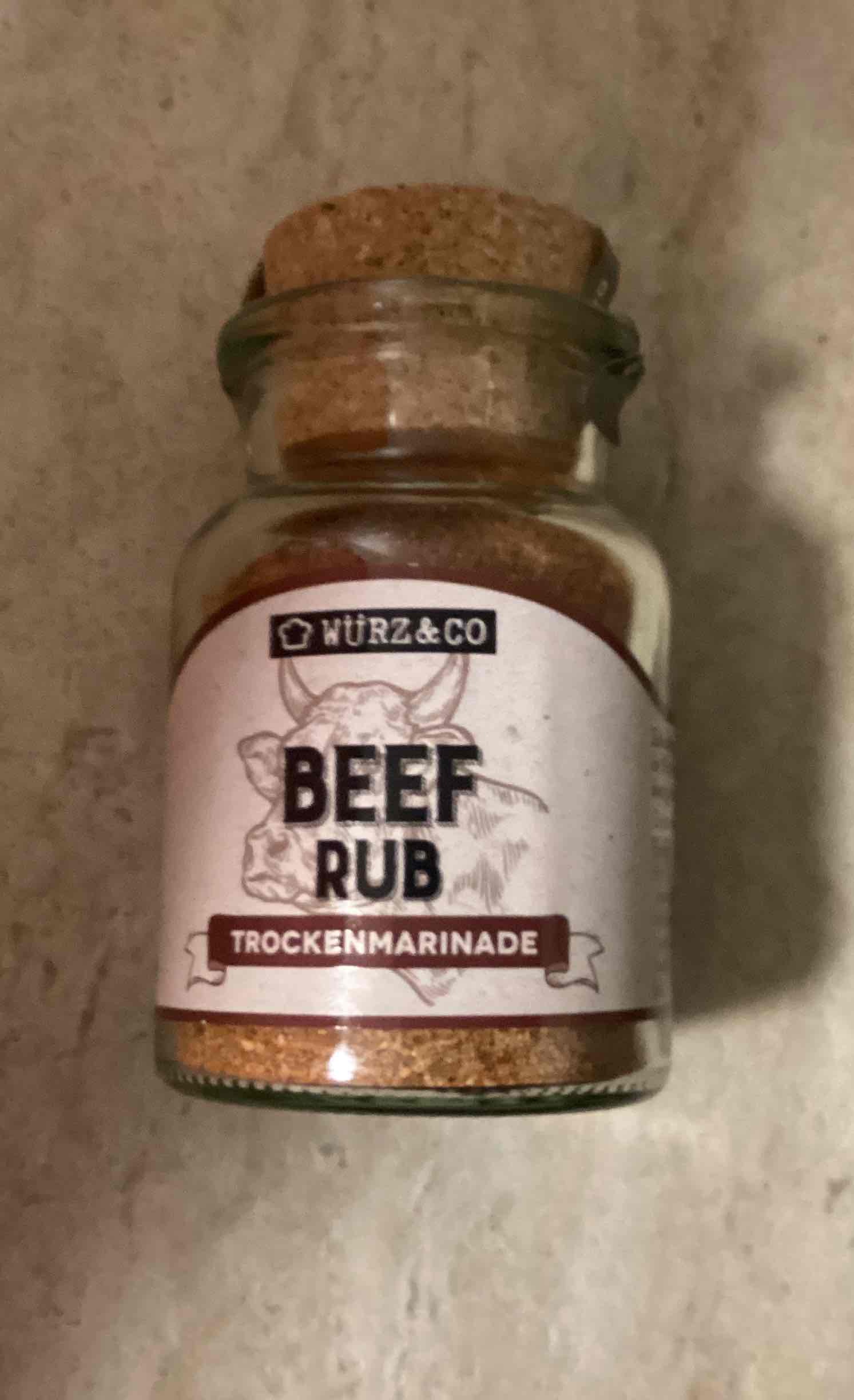 Beef rub marinade