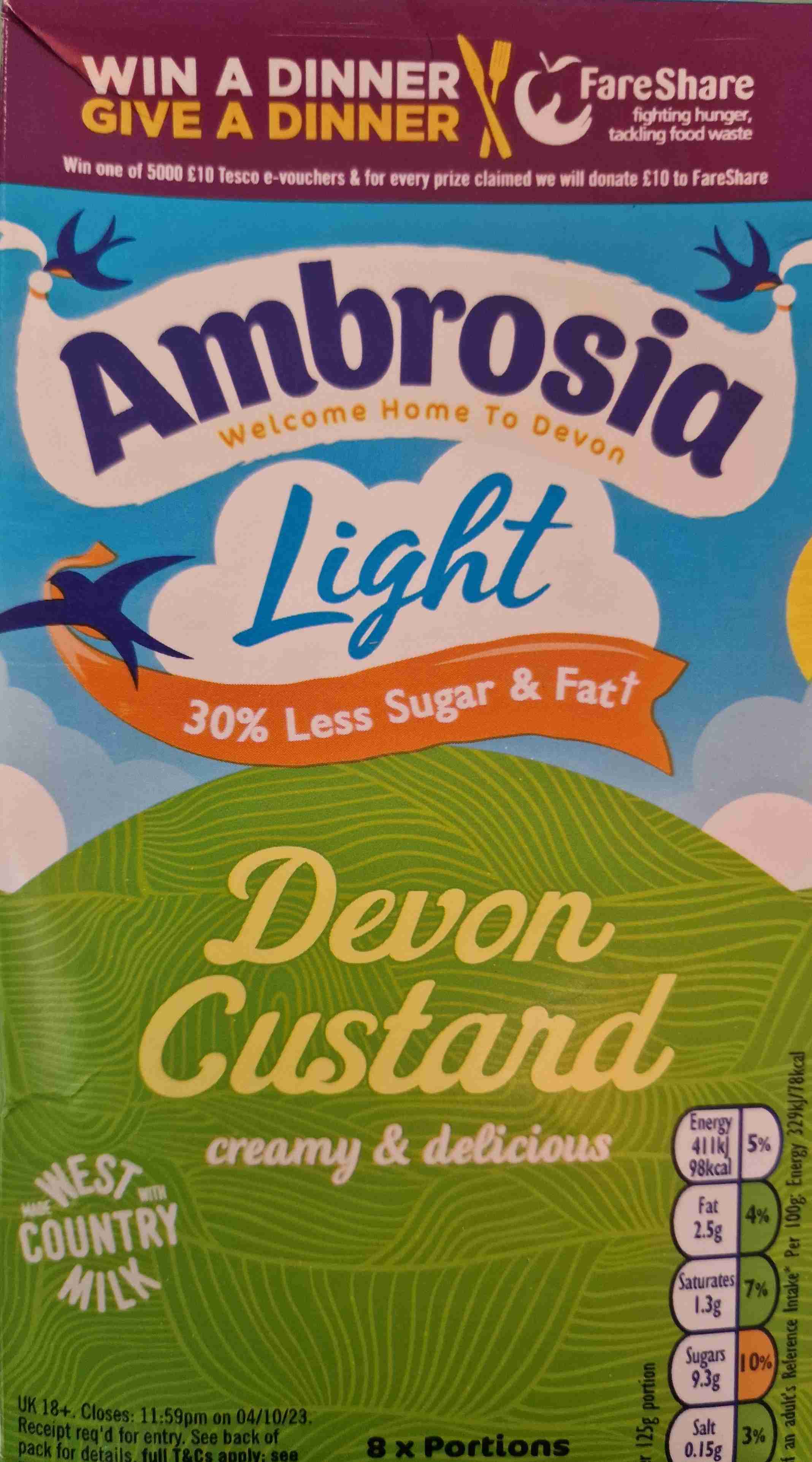 Light Devon Custard