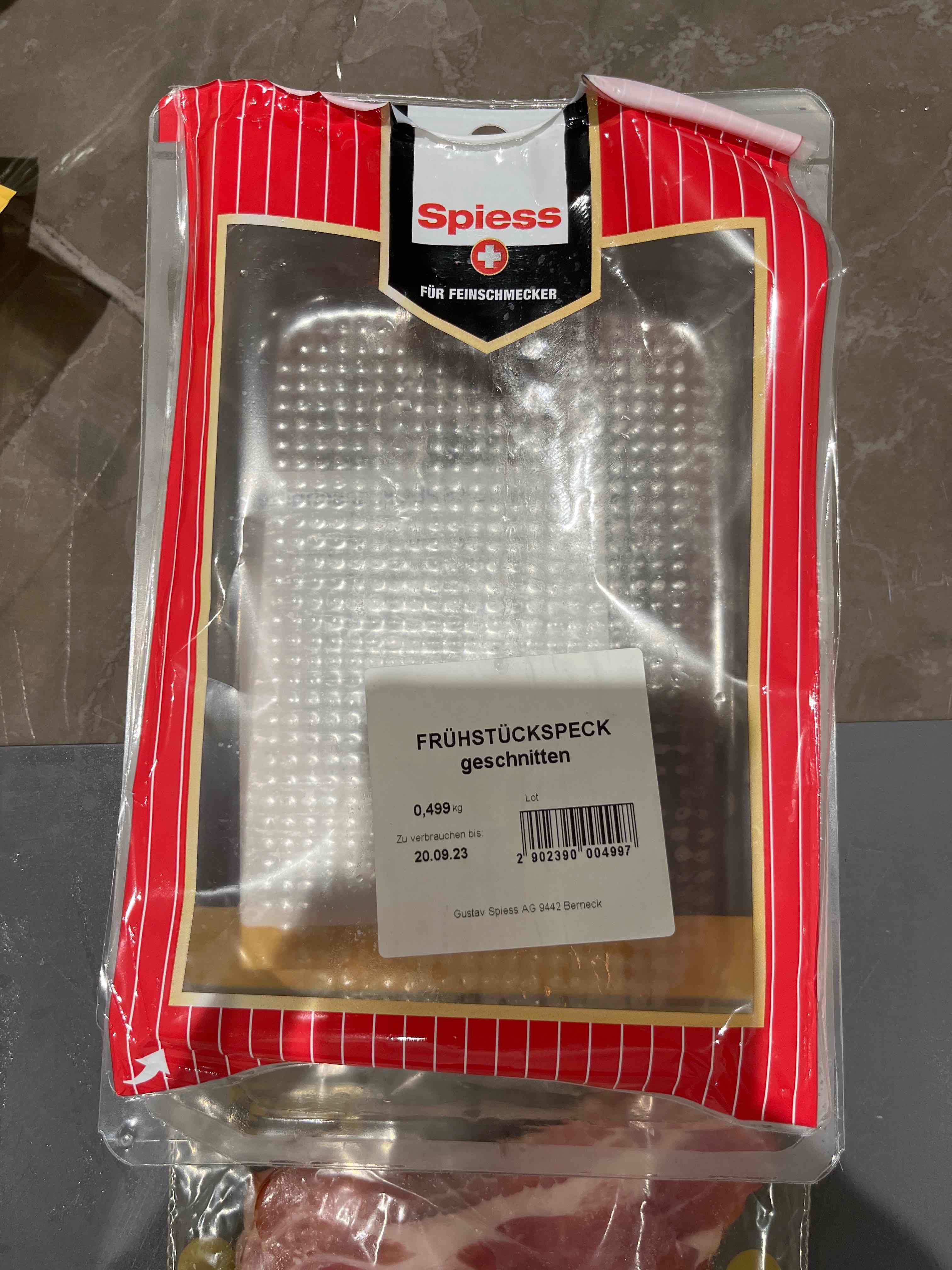 Früstücksspeck bacon