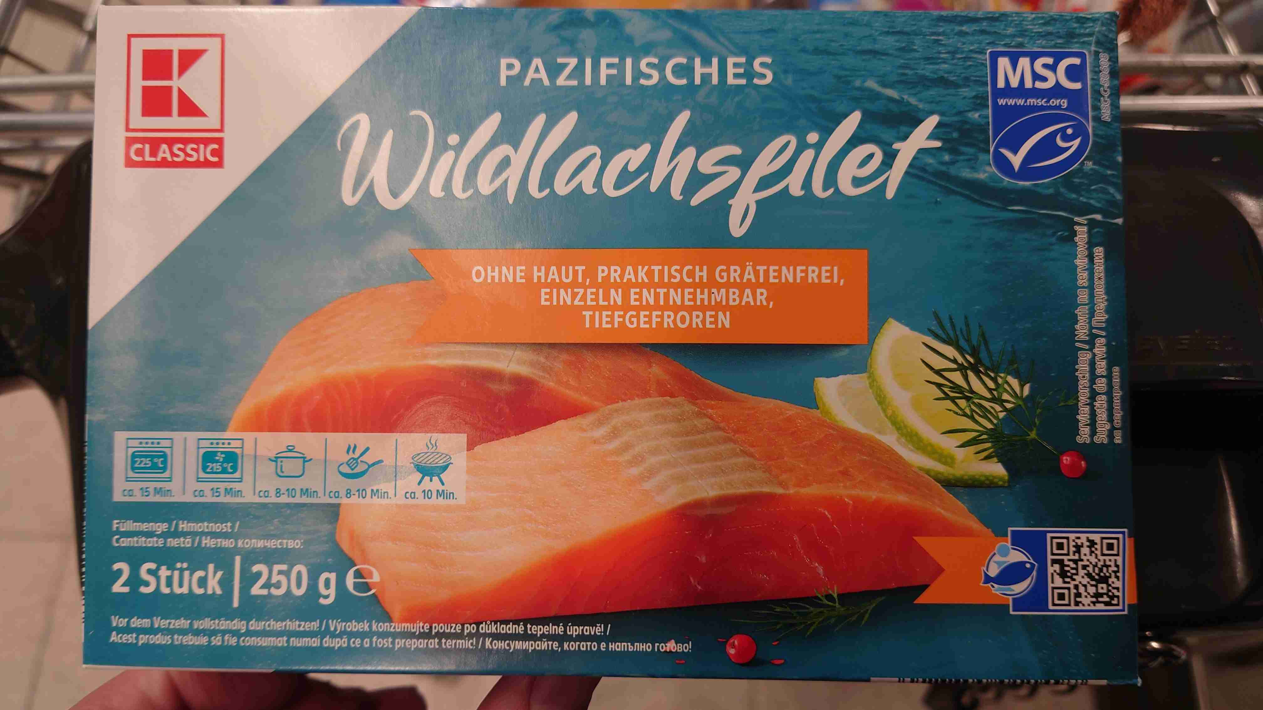 Pazifisches Wildlachsfilet 