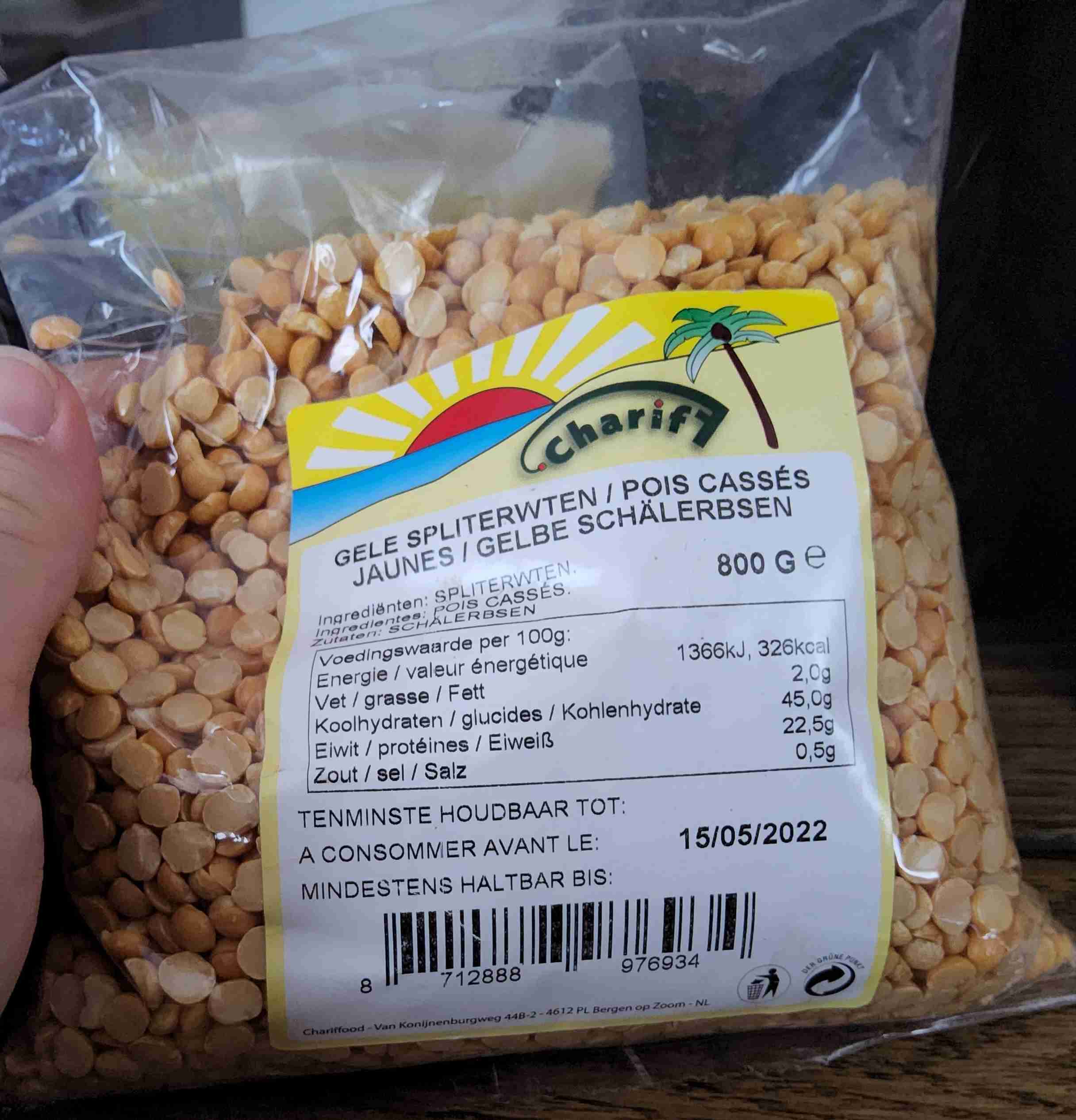 Gelbe Schälererbsen