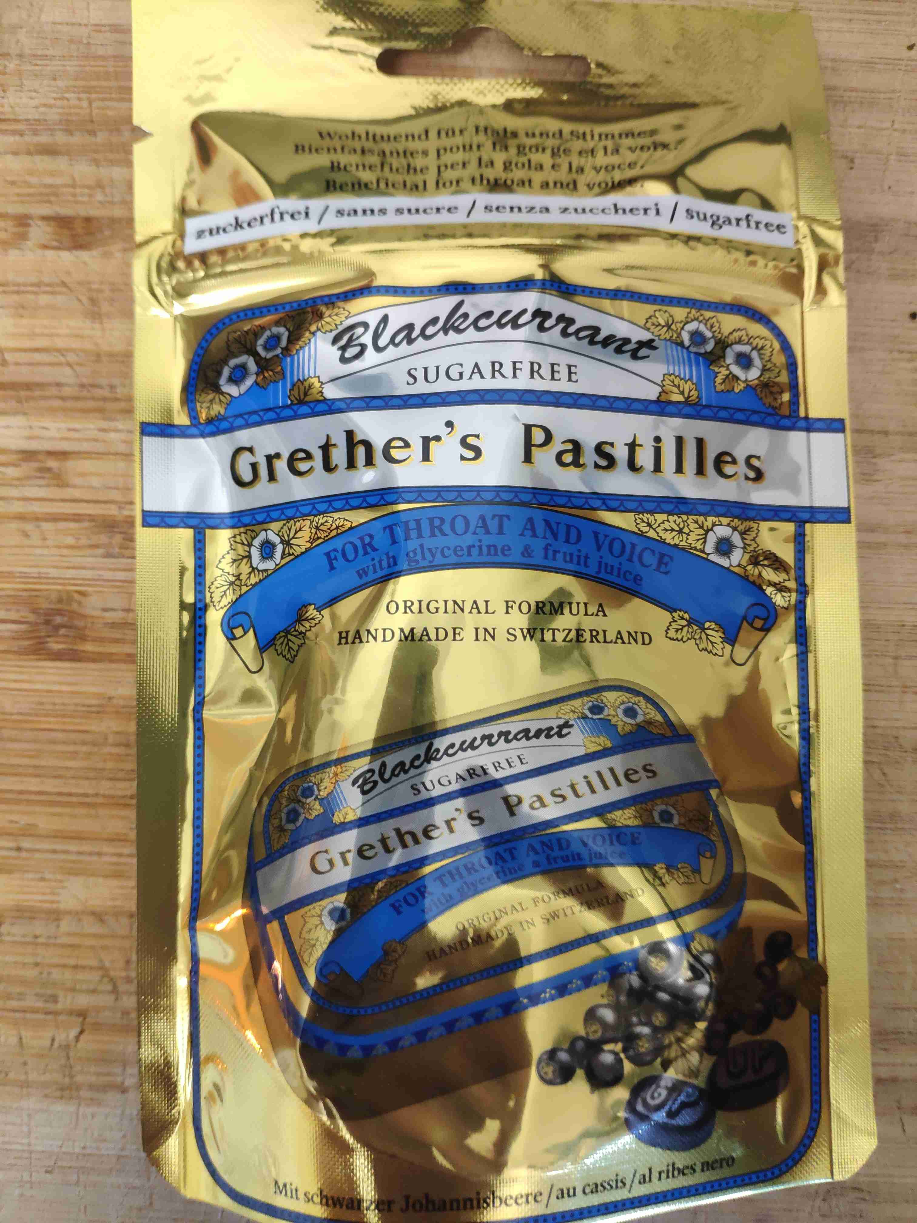 Blackcurrant Pastilles