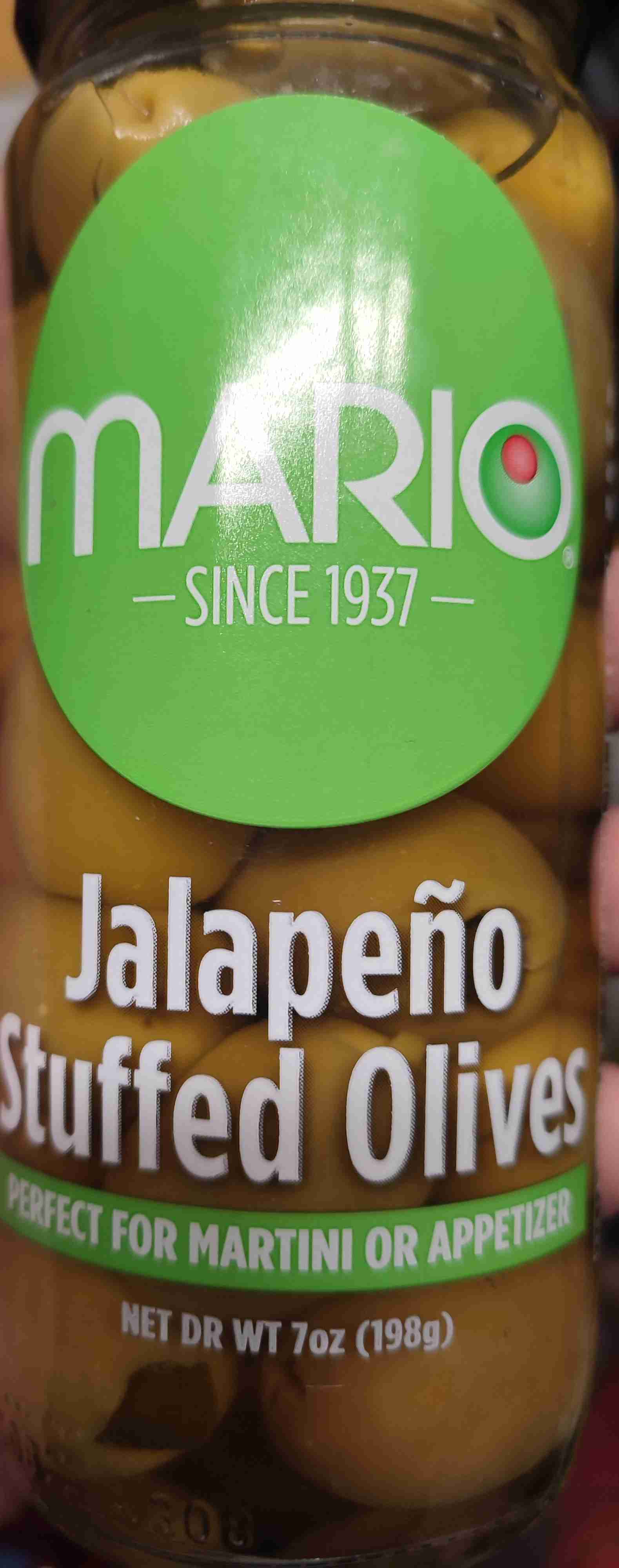 Jalapeno stuffed olives