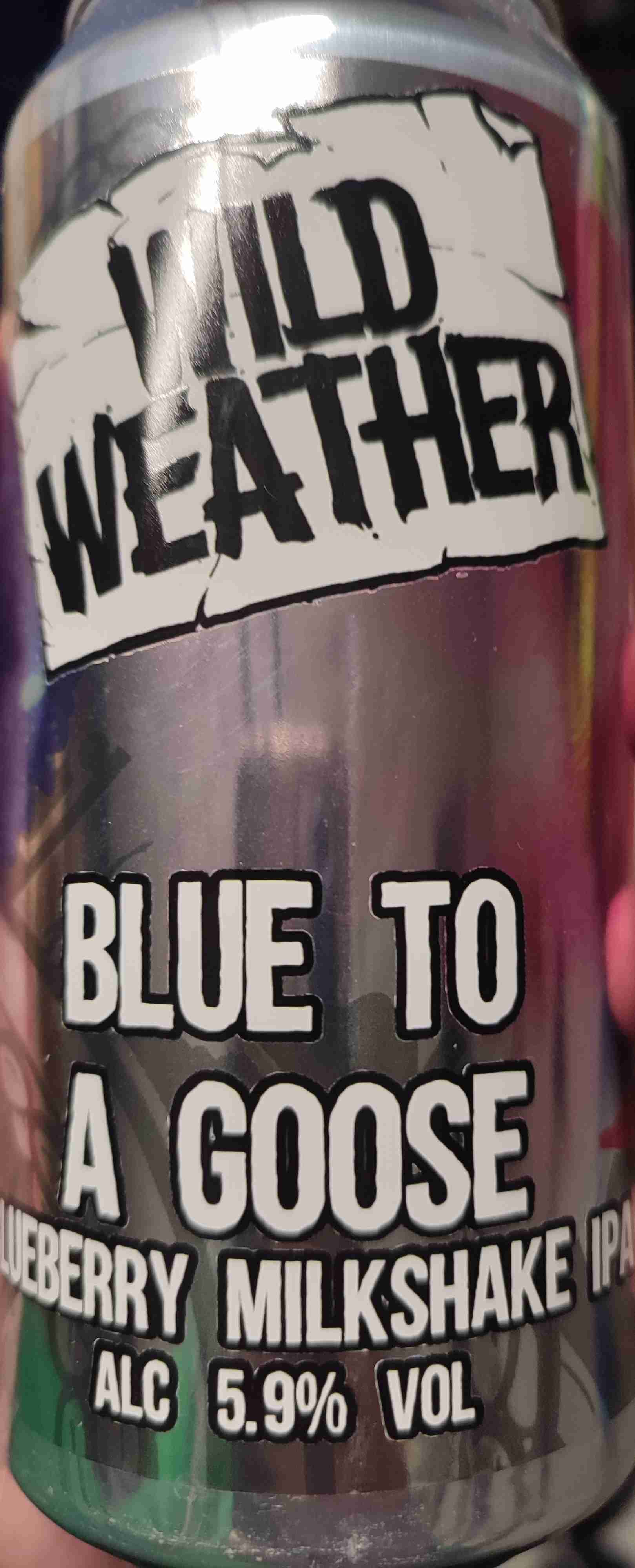 Blue to a goose
