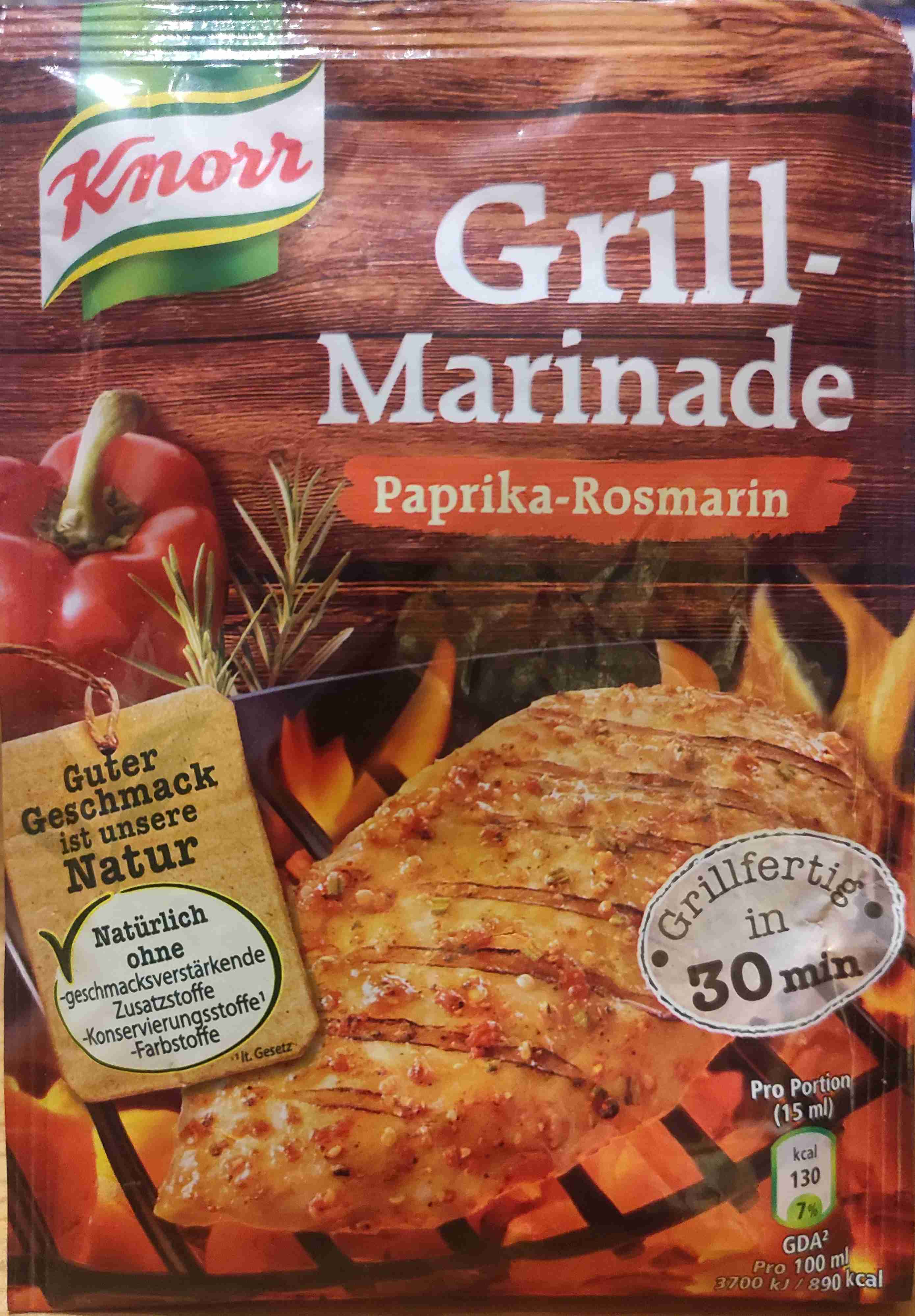 Grill-Marinade Paprika-Rosmarin