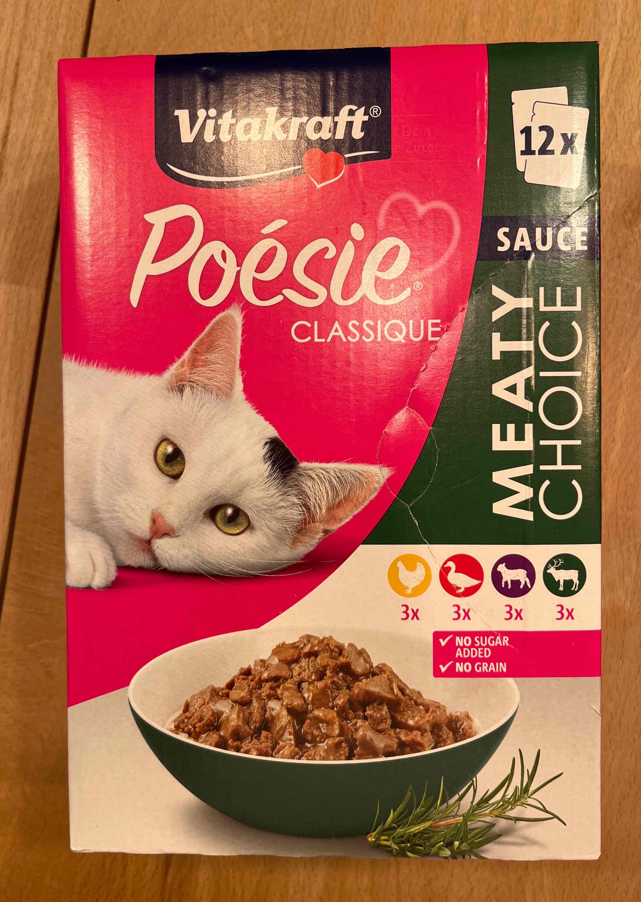 Katzenfutter Poesie Meaty in Sauce