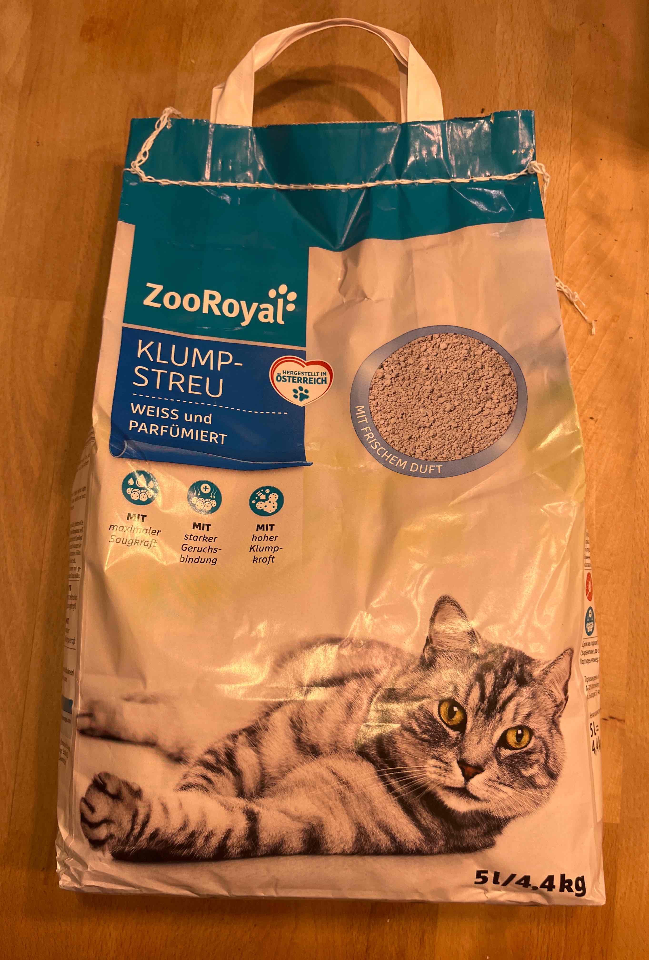 Katzenstreu klumpend
