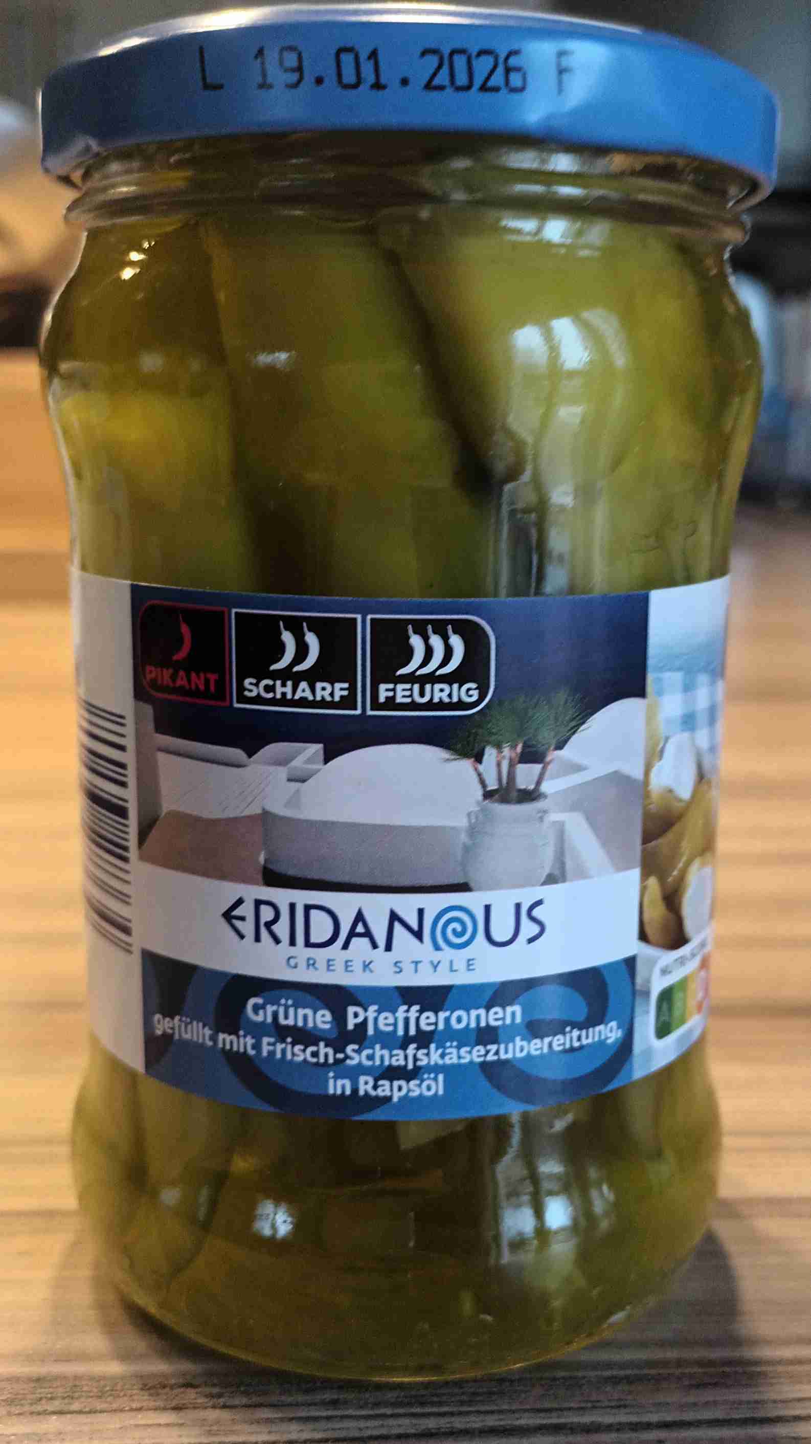 Grüne Pfefferonen