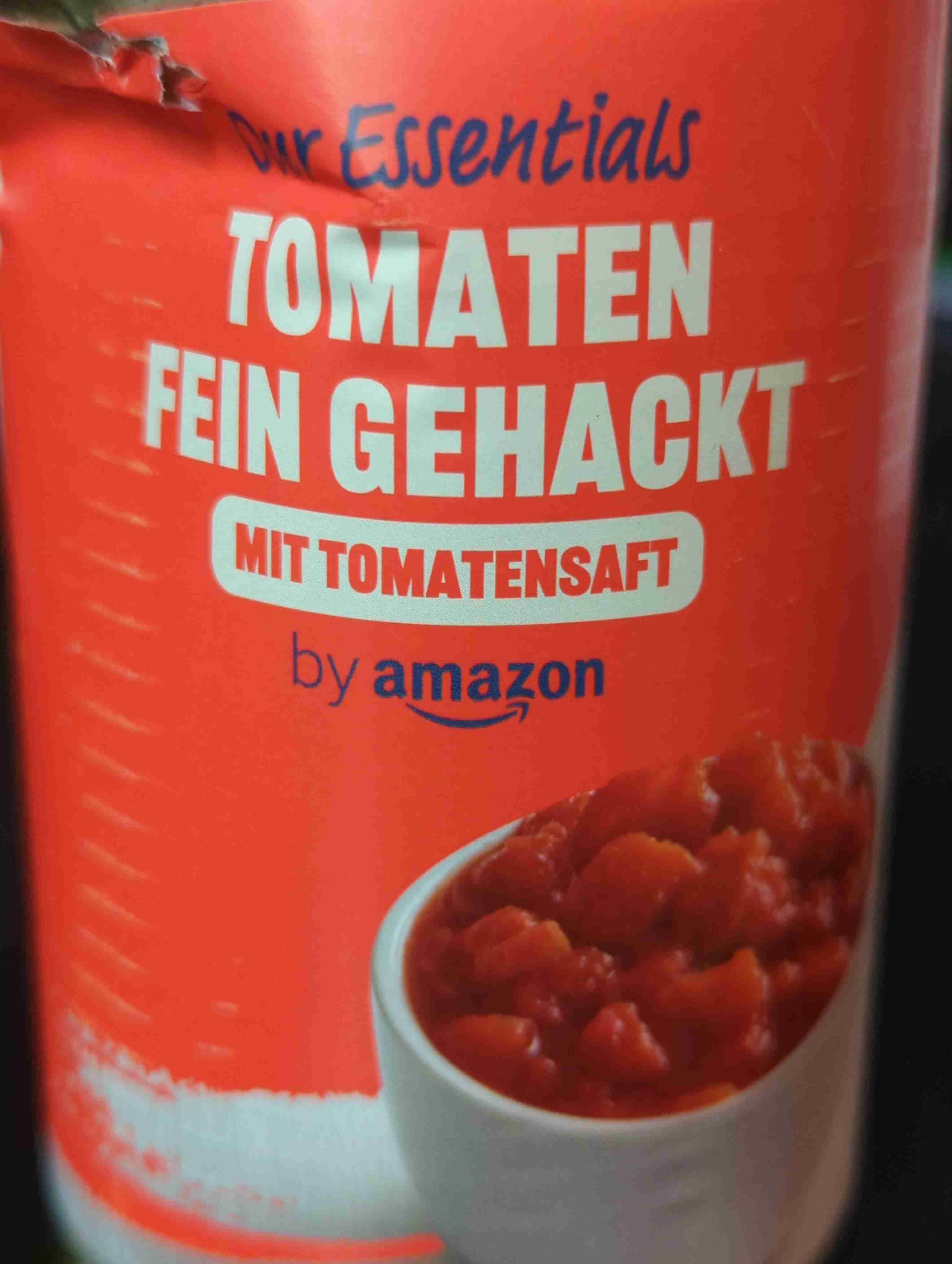 Tomaten fein gehackt 