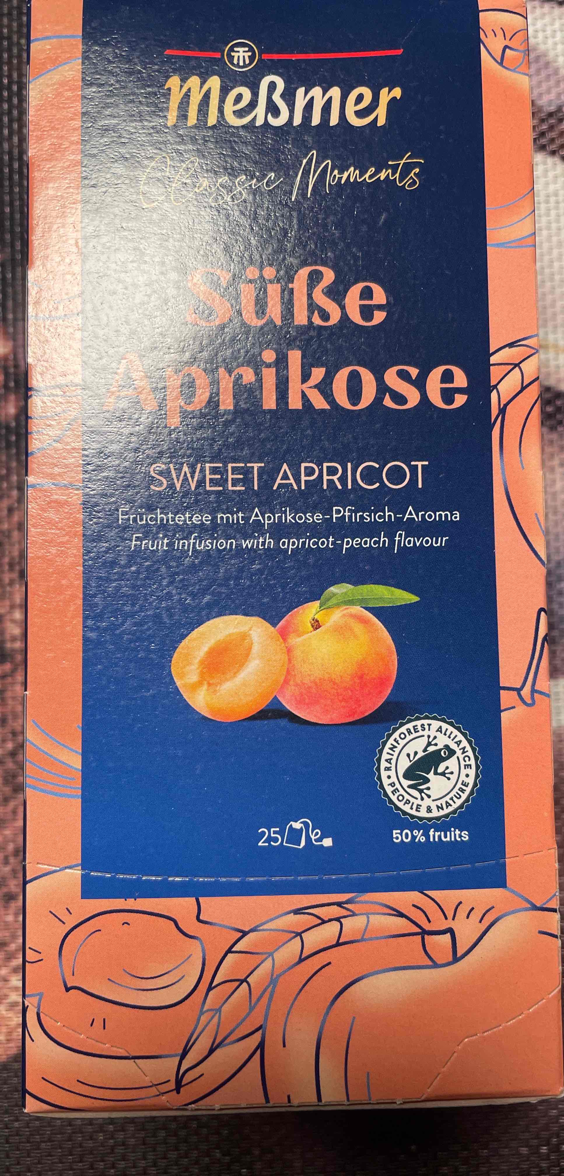 Süße Aprikose Tee