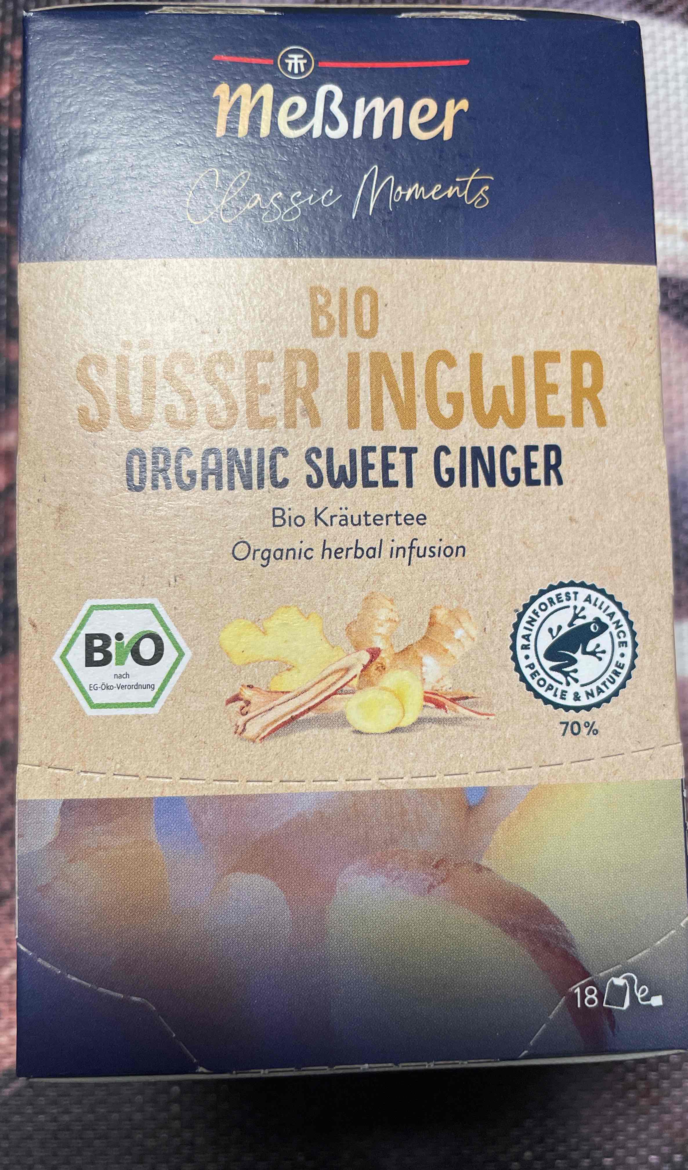 Süßer Ingwer Tee