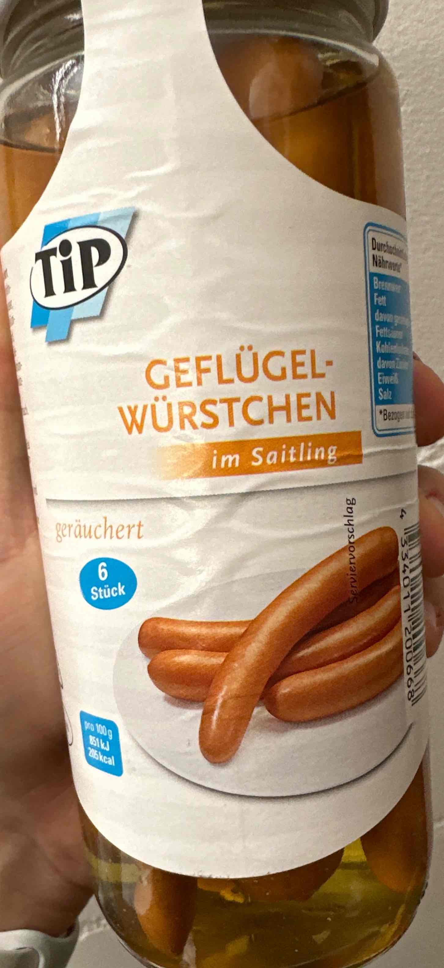 Geflügel Würstchen