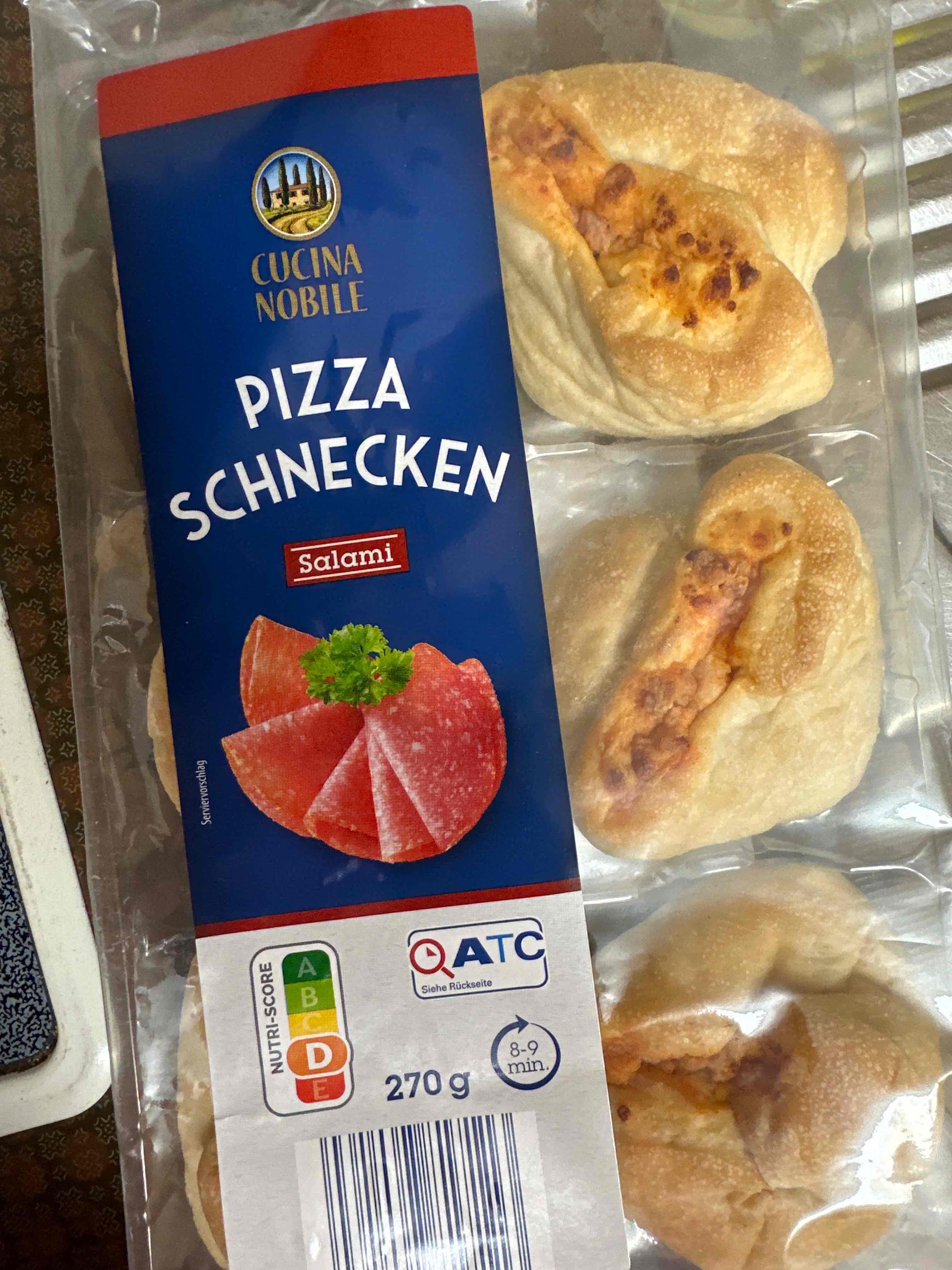 Pizza Schnecke - Salami