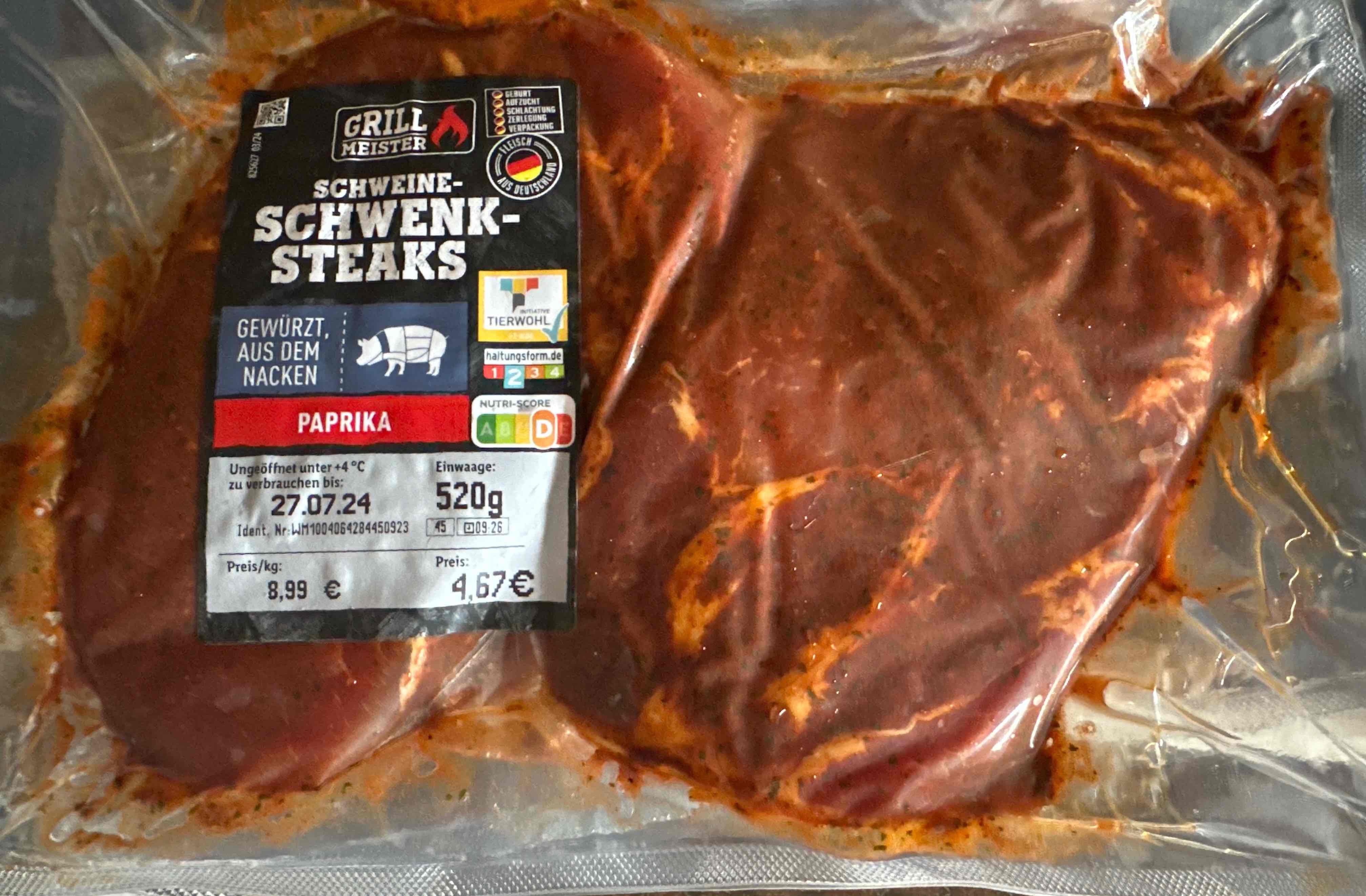 Schweine-Schwenk-Steaks