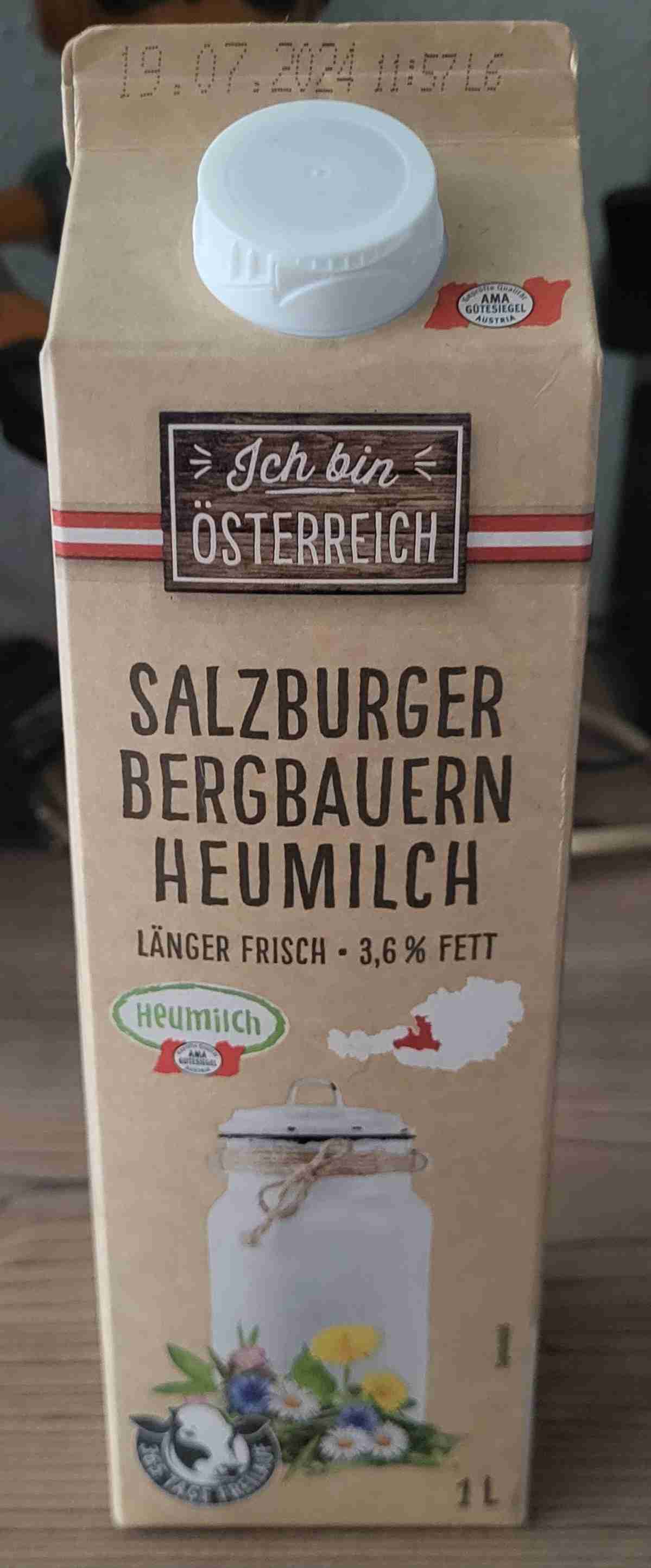 Salzburger Bergbauern Heumilch