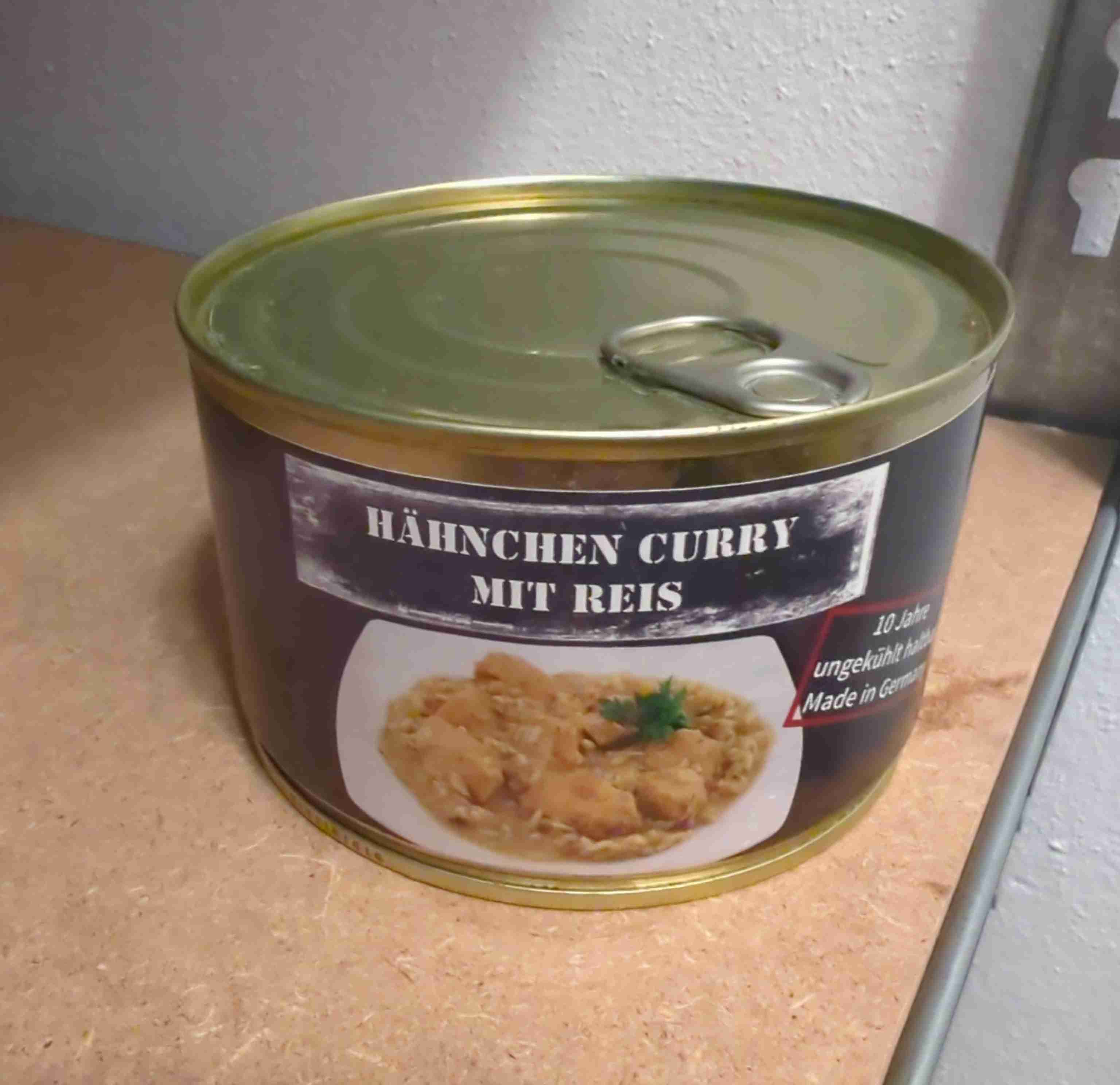 Hänchen Curry mit Reis