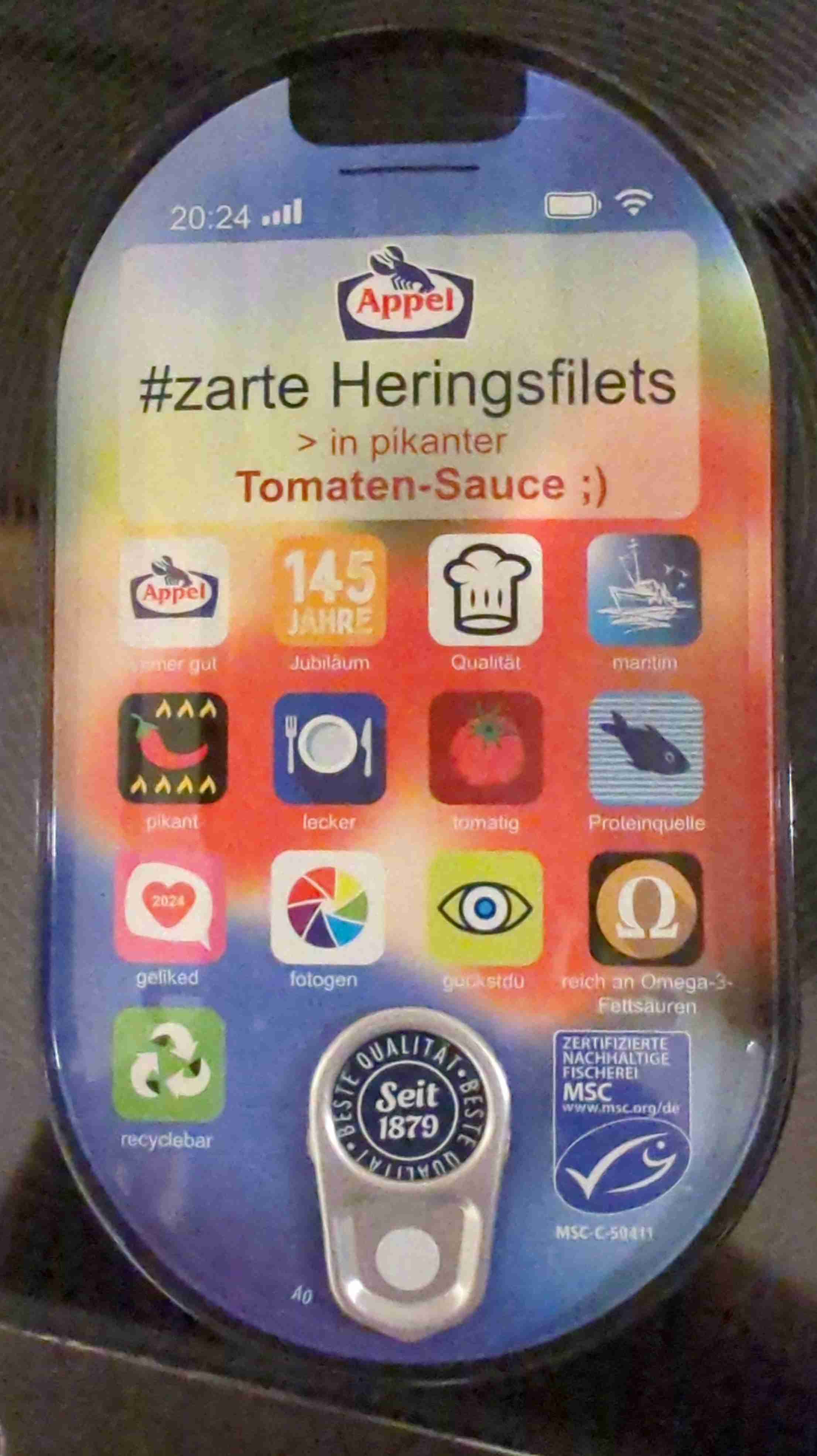 Zarte Heringsfilets 